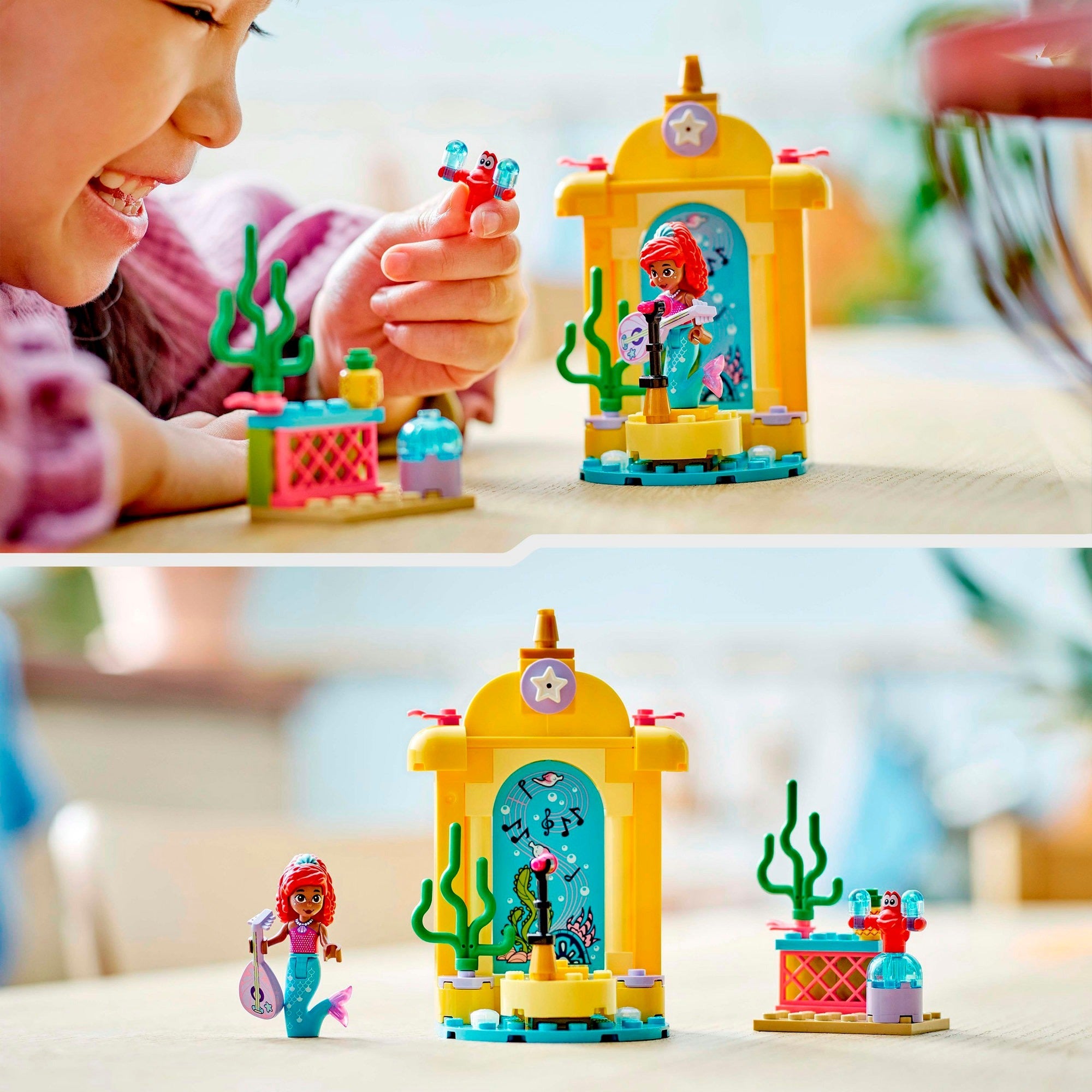 Lego disney princess - ariëls muziekpodium constructiespeelgoed (43235)