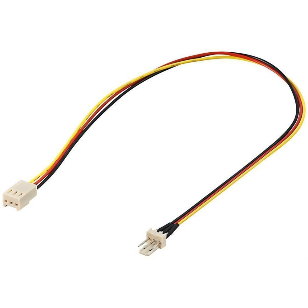 Goobay 3-pin koeler (male) naar 3-pin koeler (female) verlengkabel (30 centimeter)