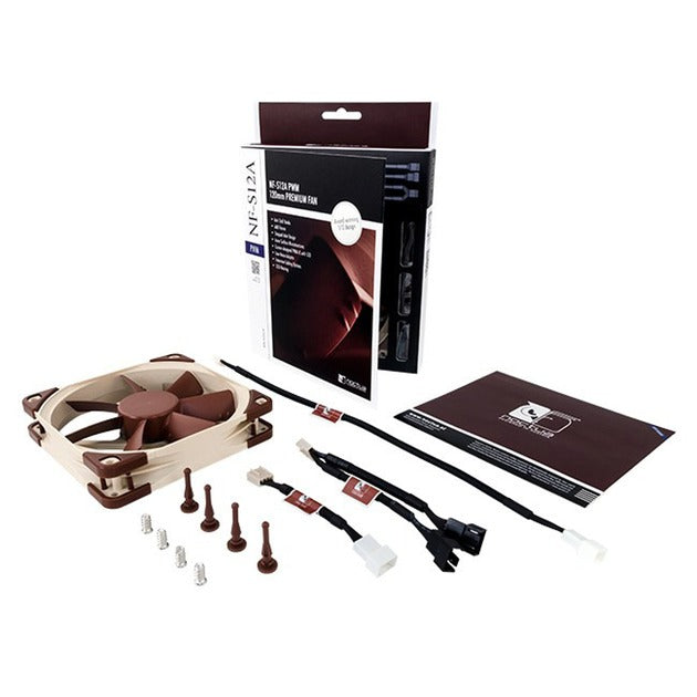 Noctua nf-s12a pwm case fan (bruin, 120 x 120 x 25 mm)