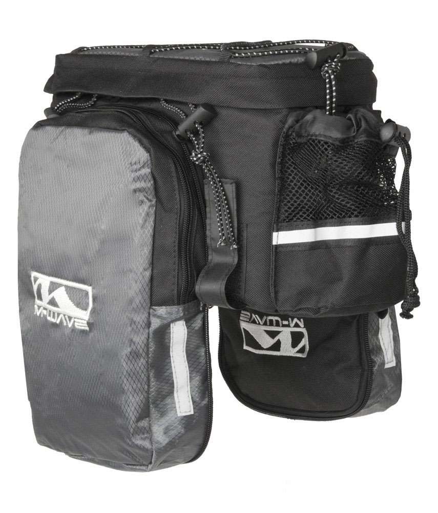 M-Wave Uitklapbare tas Amsterdam 16L zwart grijs