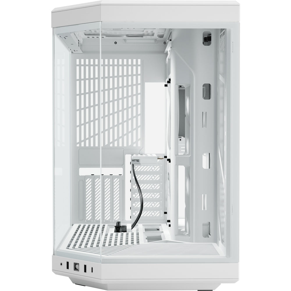 Hyte y70 midi tower behuizing (wit | 2x usb-a | 1x usb-c | tempered glass)