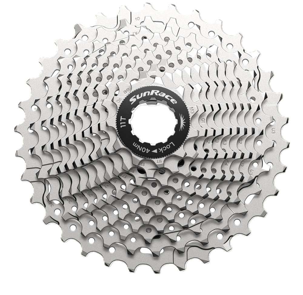Superior sunrace cassette csrx11 11v 11-34t zilver