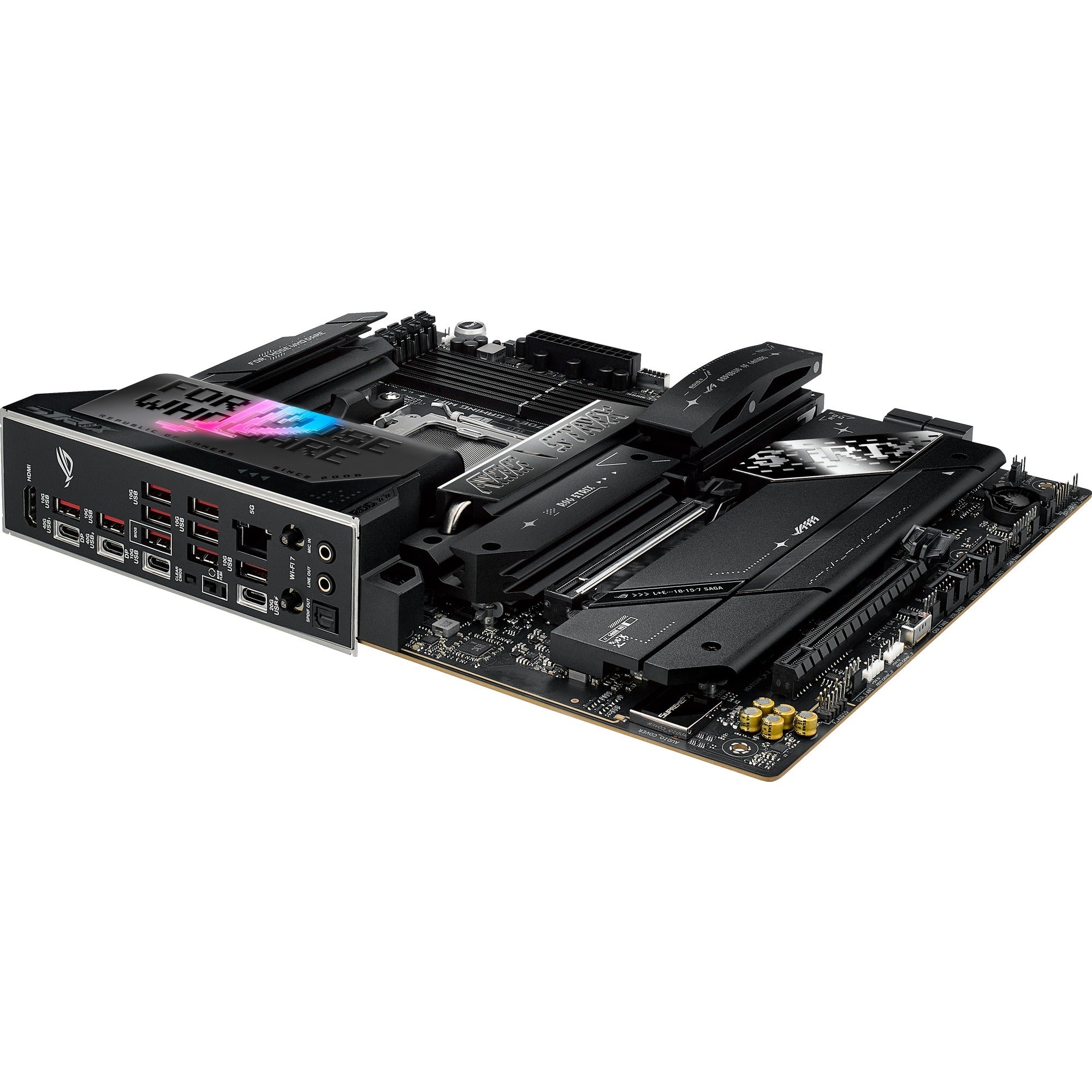 Asus rog strix x870e-e gaming wifi socket am5 moederbord (5gb-lan, wi-fi 7, bt, sound, atx)