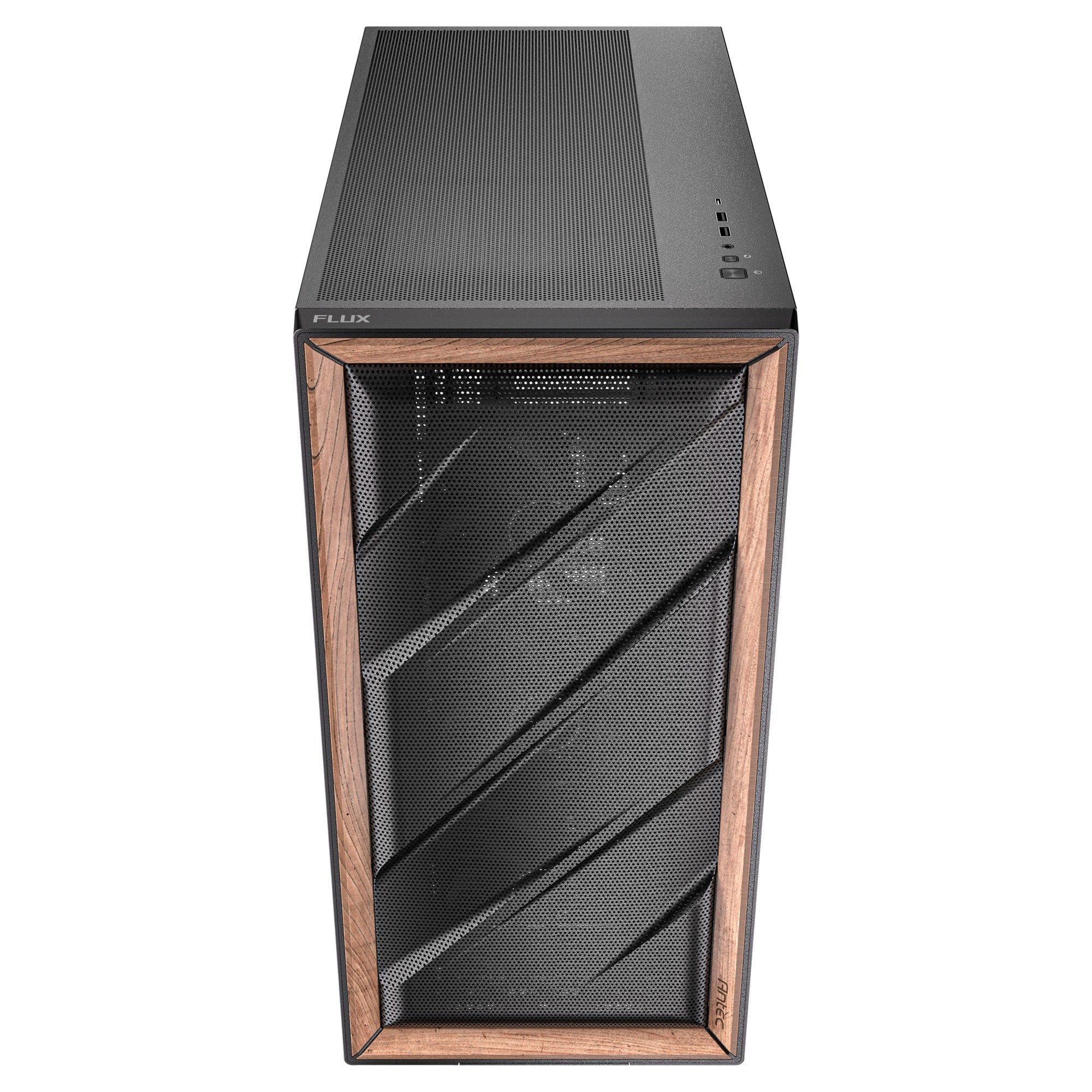 Antec flux se midi tower behuizing (zwart | 2x usb-a | 1x usb-c)