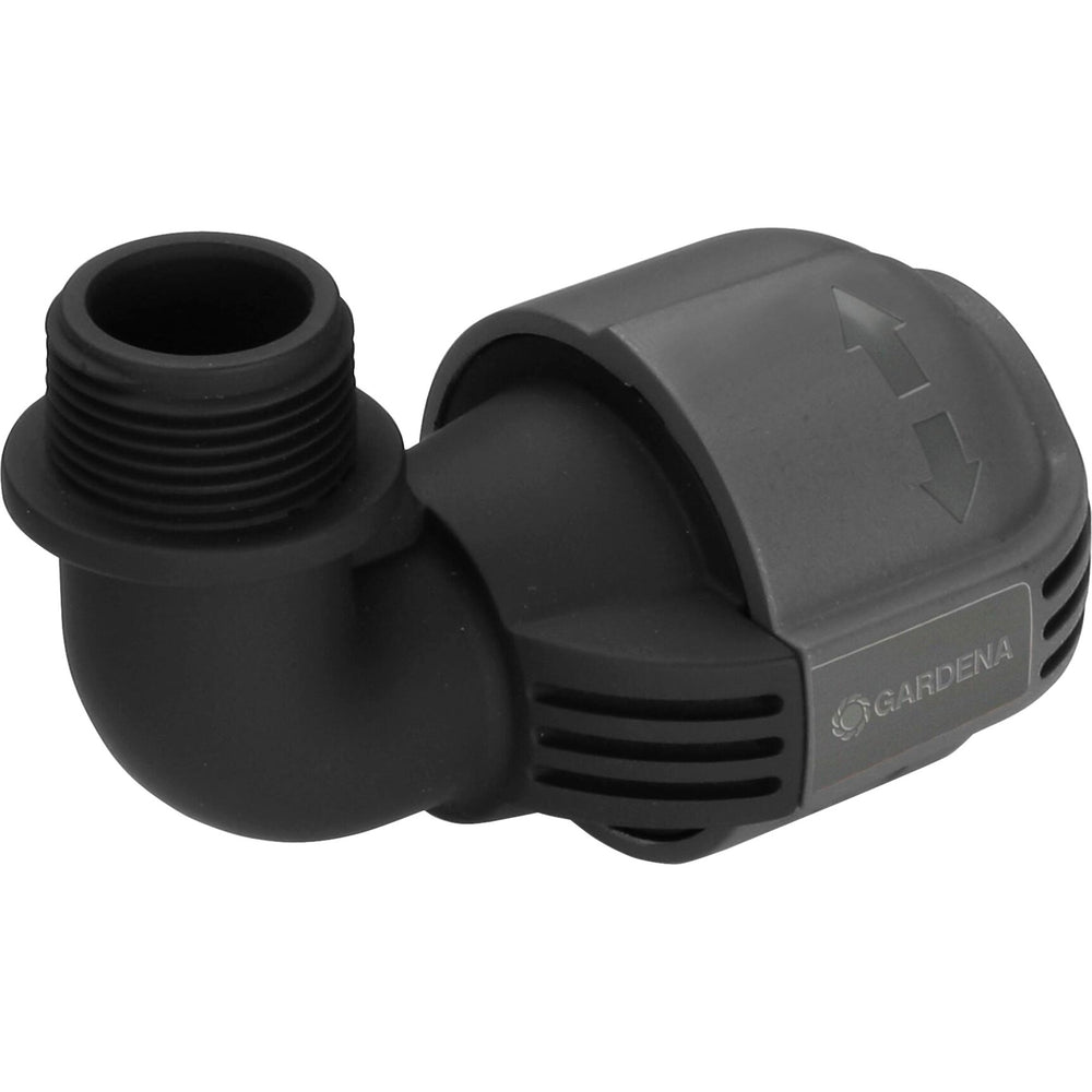 Gardena l-stuk 25 mm x 3 4 buitendraad verbinding (zwart grijs, 2781-20)
