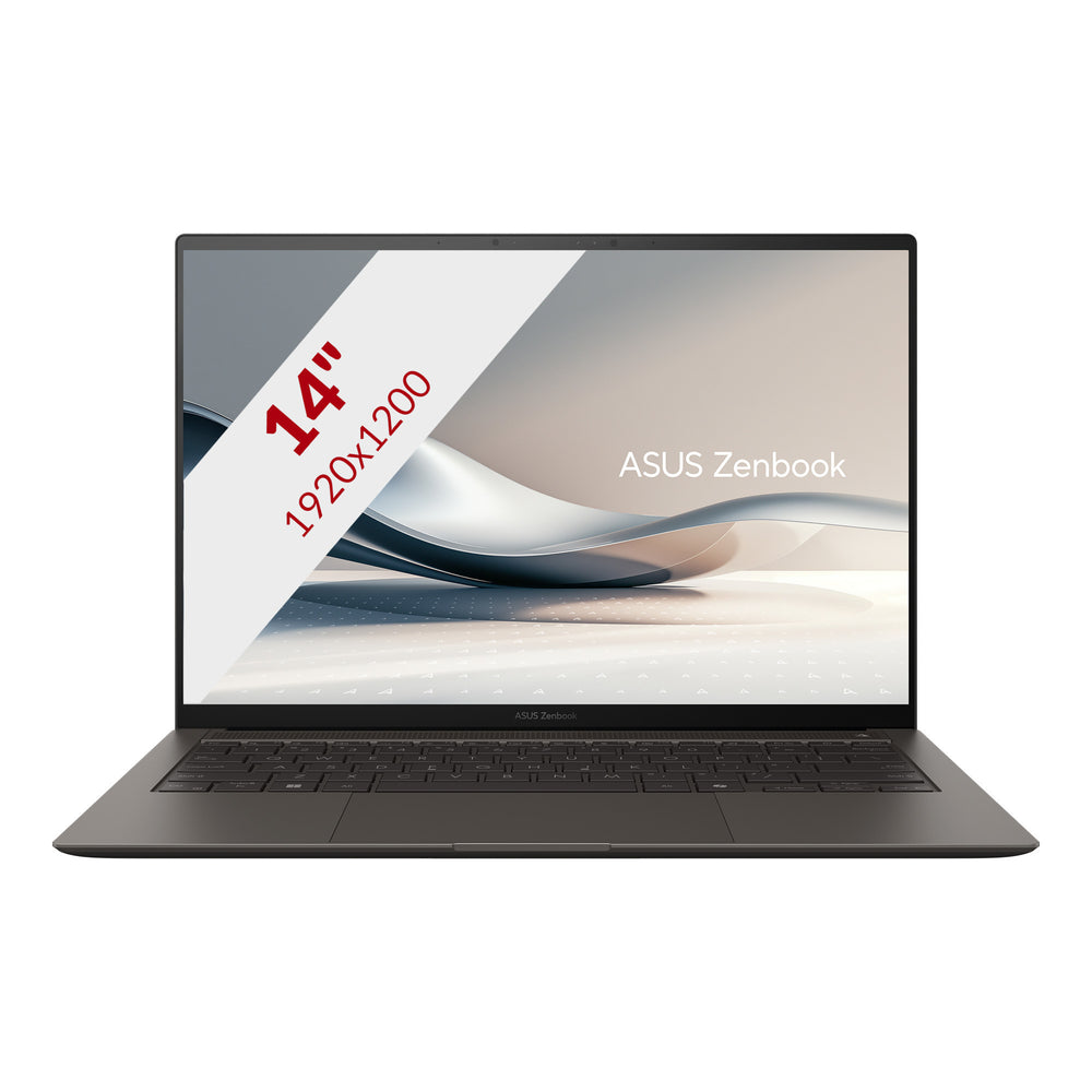 Asus zenbook s14 ux5406sa-qj544w 14 copilot+ laptop (donkergrijs | core ultra 7 258v | intel arc graphics 140v | 32 gb | 1 tb ssd)