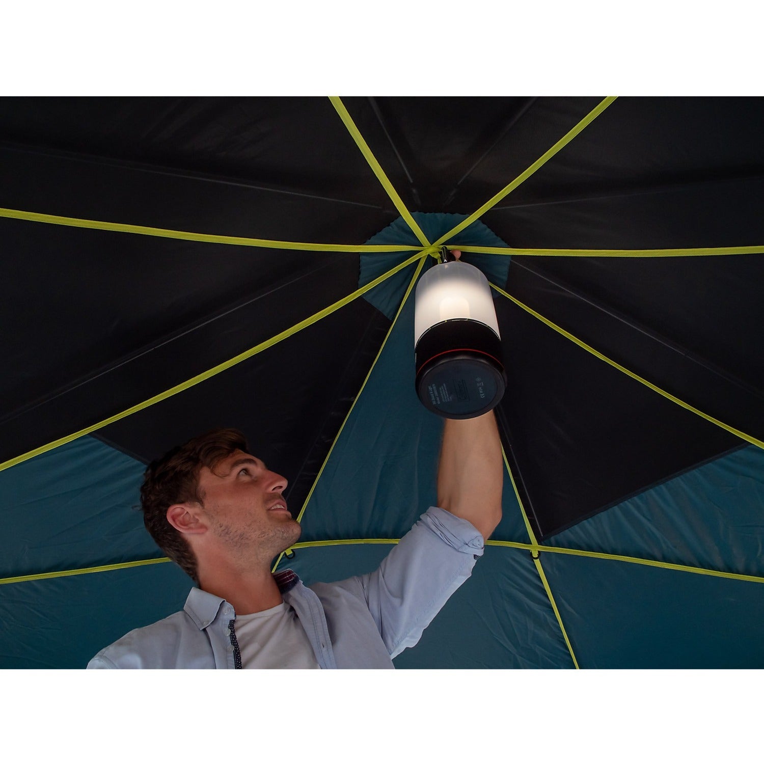 Coleman octagon blackout tent (donkergroen)