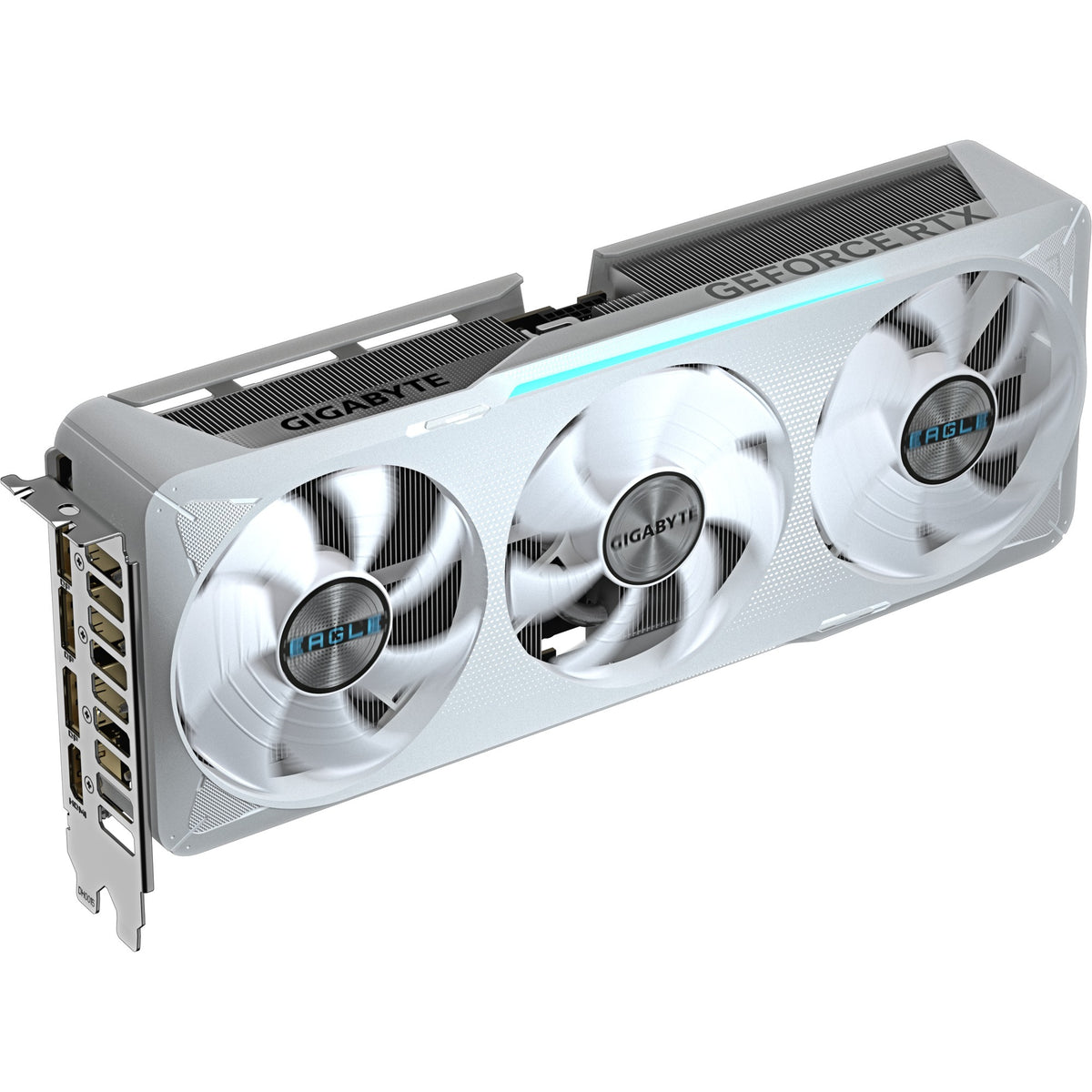 Gigabyte geforce rtx 5070 eagle oc ice sff 12g grafische kaart (wit, 3x displayport, 1x hdmi)
