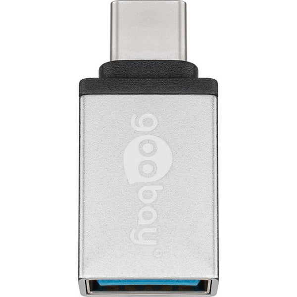 Goobay usb-c usb a otg superspeed adapter (zilver)
