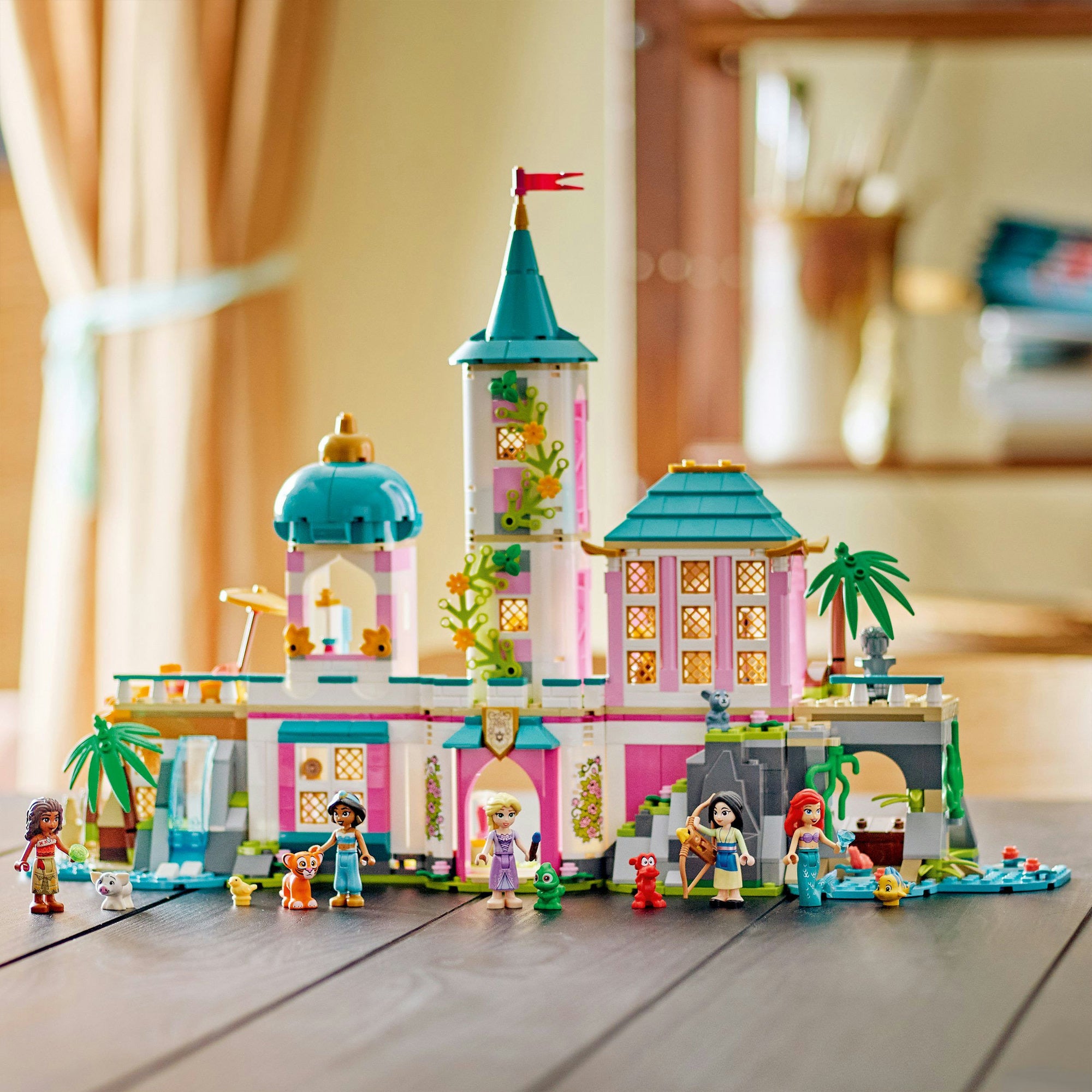 Disney lego 43267 prinses prinsessenkasteel en koninklijke huisdieren