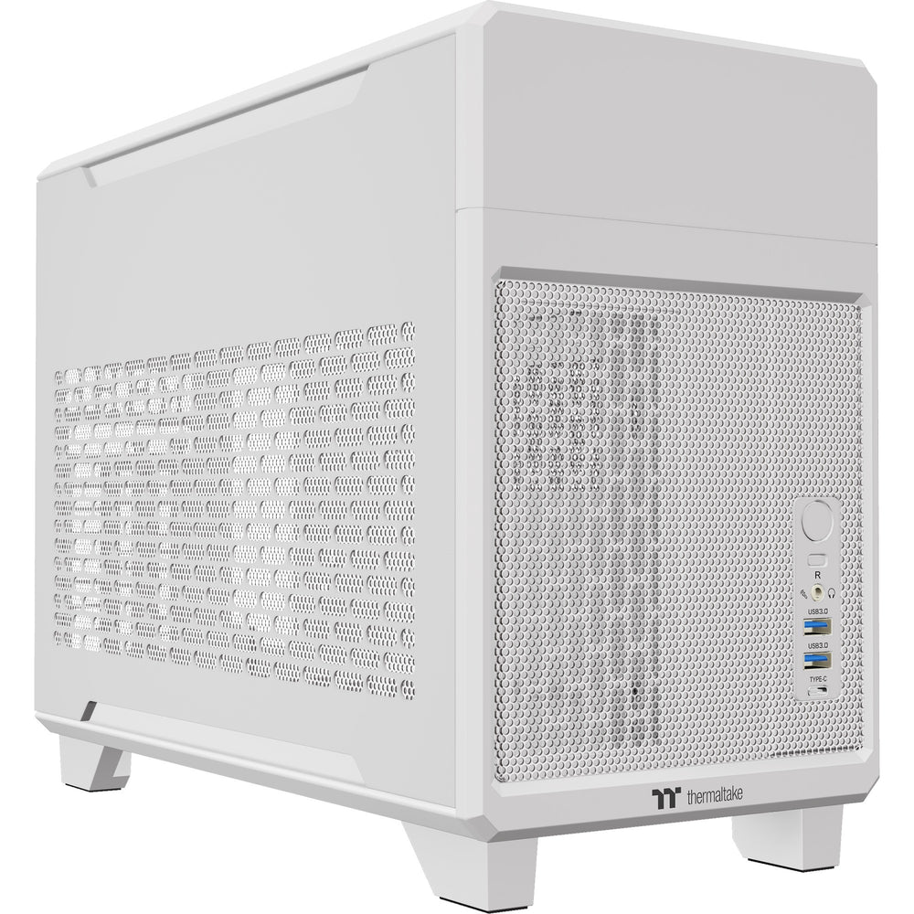 Thermaltake tr100 snow mini tower behuizing (wit | 2x usb-a | 1x usb-c)