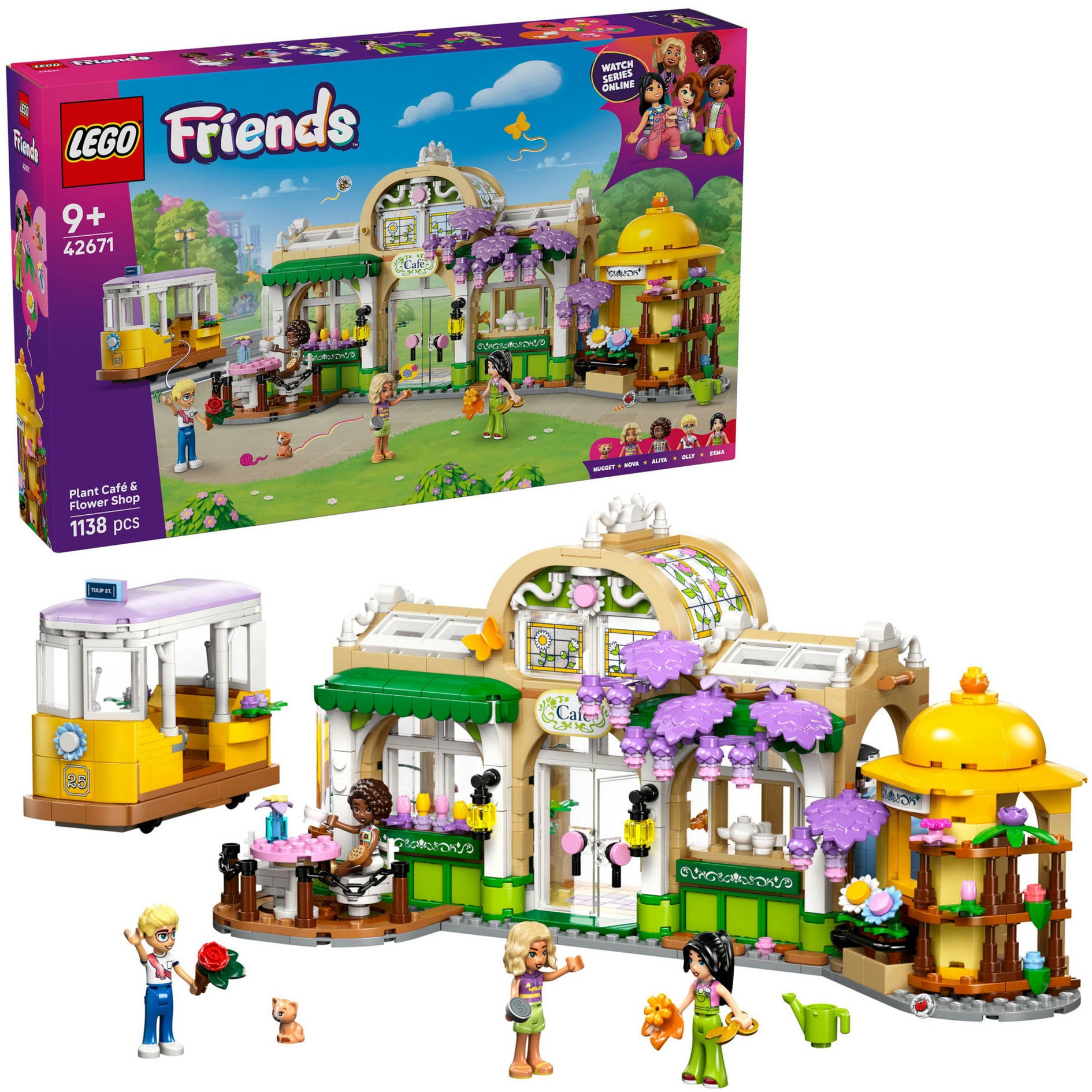 Lego 42671 Friends plantencafé en bloemenwinkel