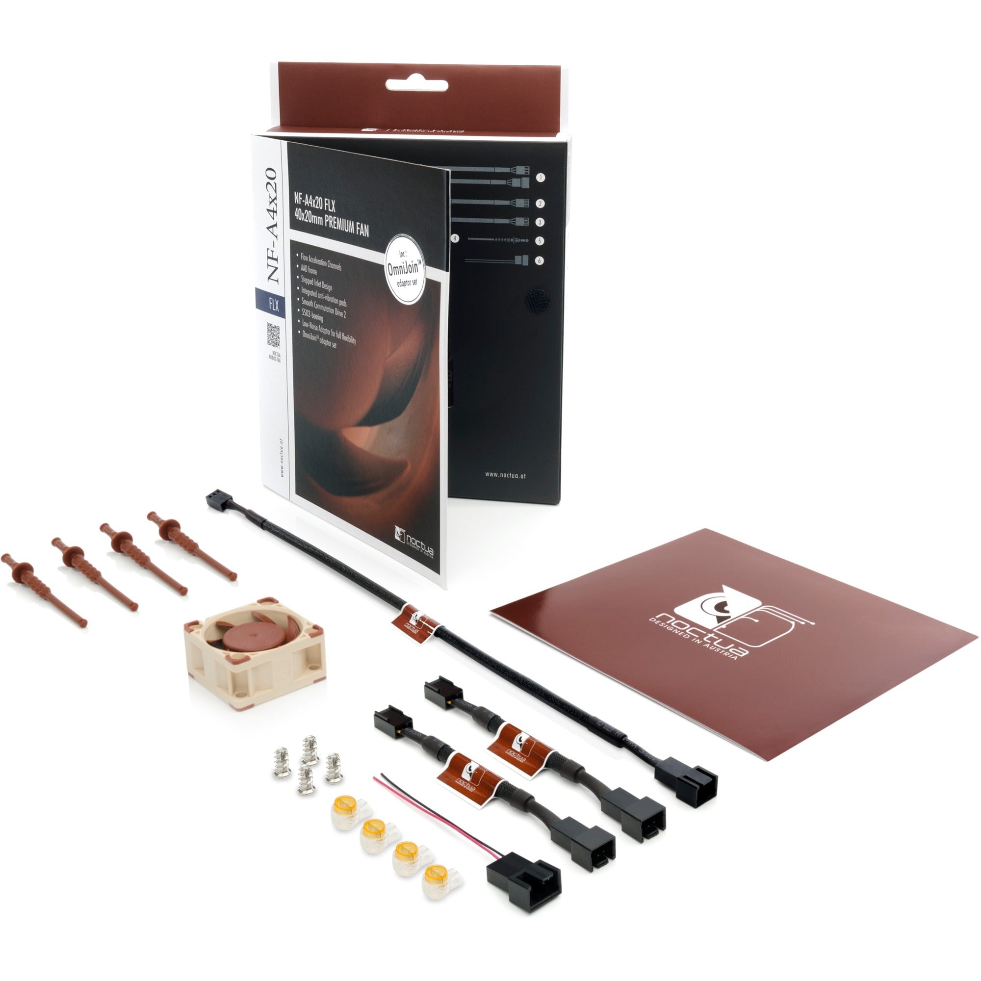 Noctua nf-a4x20 flx case fan (40 x 40 x 20 mm)
