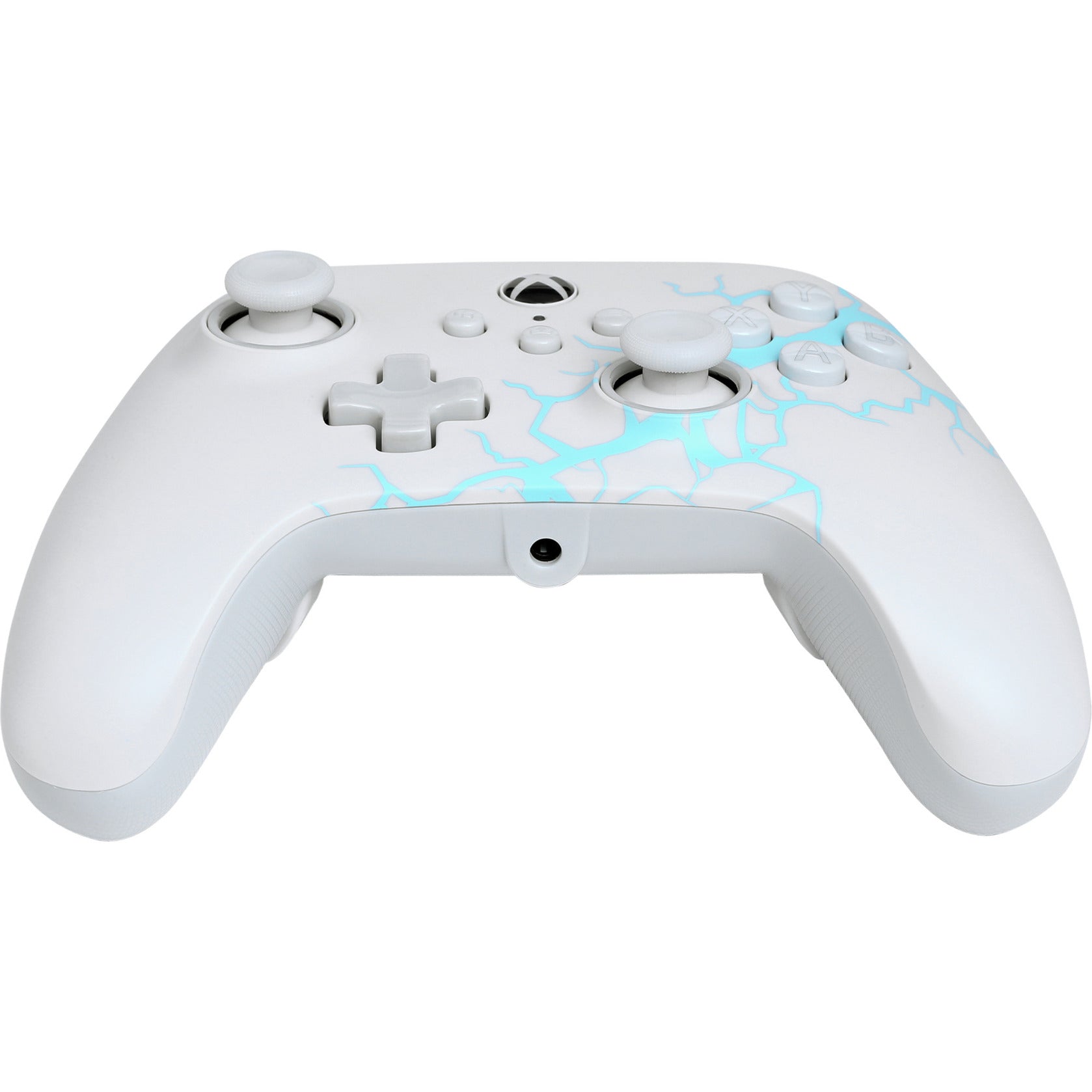 Powera advantage controller met kabel voor de xbox series x|s - poolijs (wit blauw, xbox series x|s, xbox one, pc)