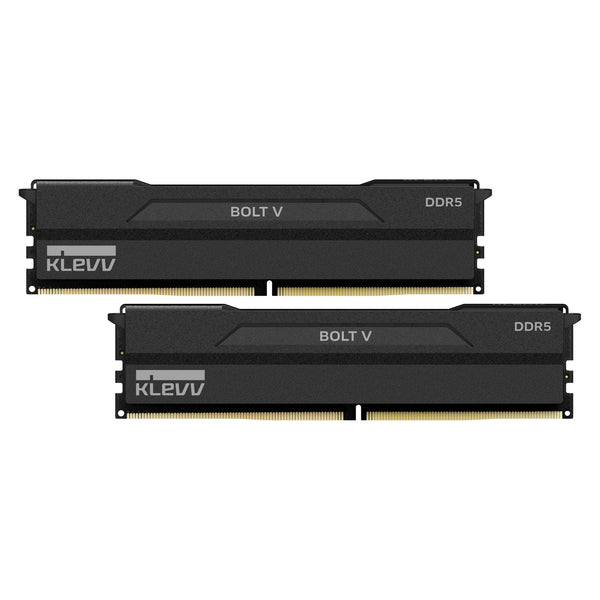 Klevv bolt v 32 gb ddr5-6000 (2x 16 gb) werkgeheugen (zwart, kd5agu880-60a300h, xmp 3.0, expo)