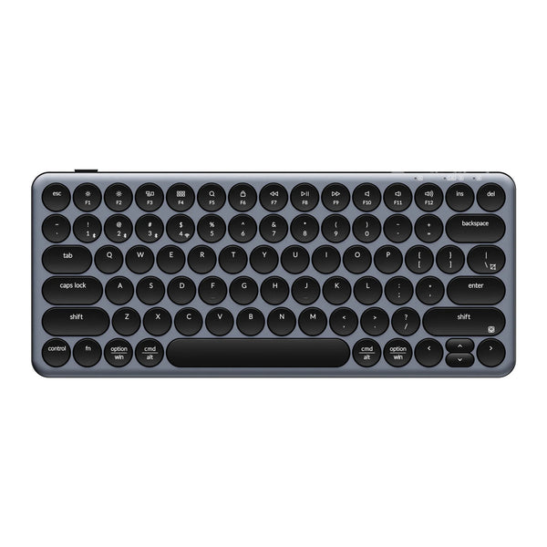 Keychron b3 pro-k1 toetsenbord (grijs, us lay-out (qwerty), scissor switches, 75%, abs keycaps, 2.4 ghz | bluetooth | usb)
