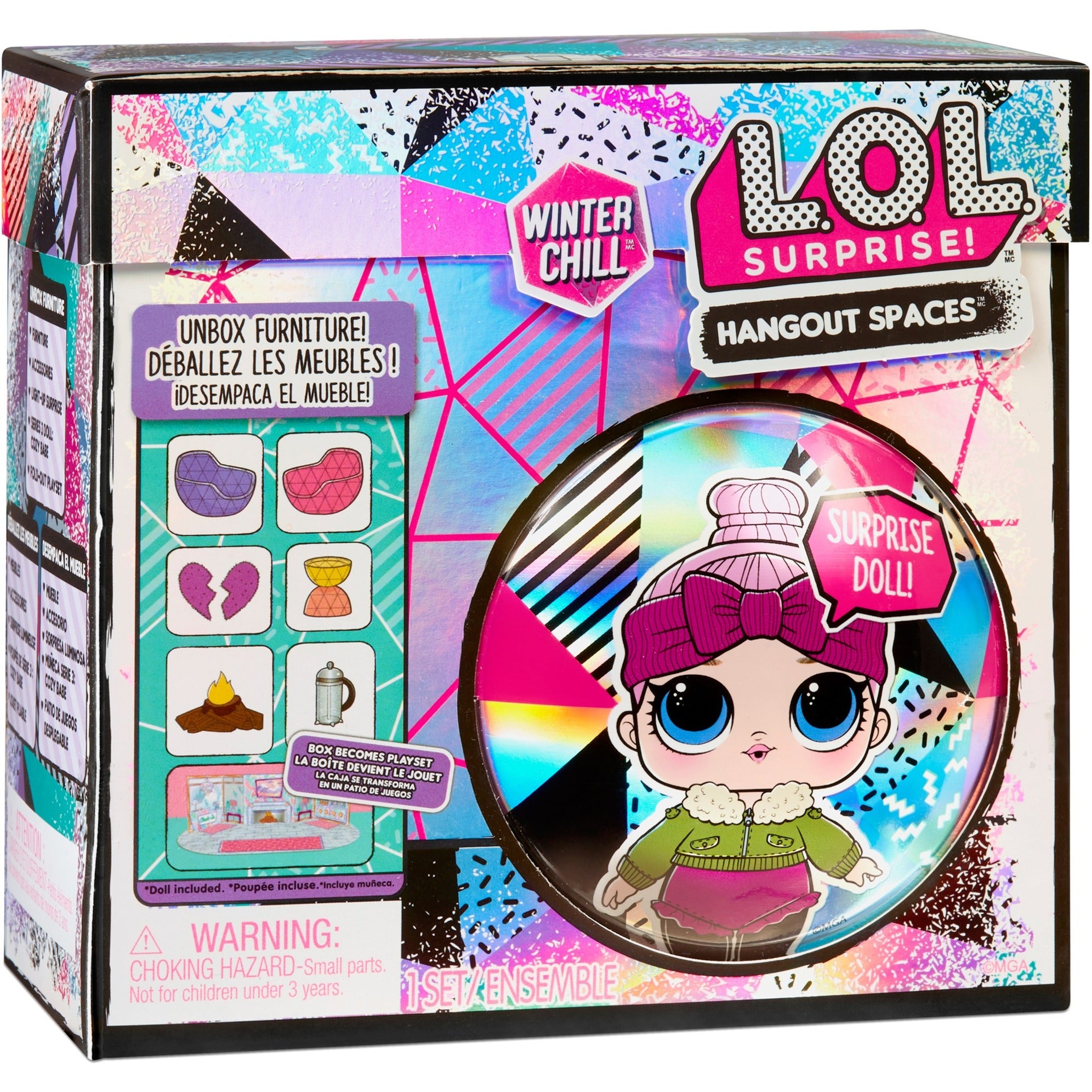 MGA Entertainment Verrassing! Winter Chill Hangout Spaces Sty