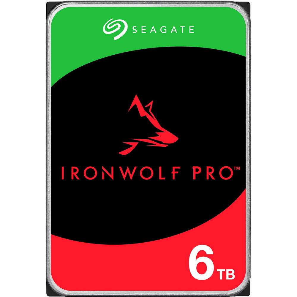 Seagate ironwolf pro 6 tb harde schijf (st6000nt001, sata 600, 24 7)