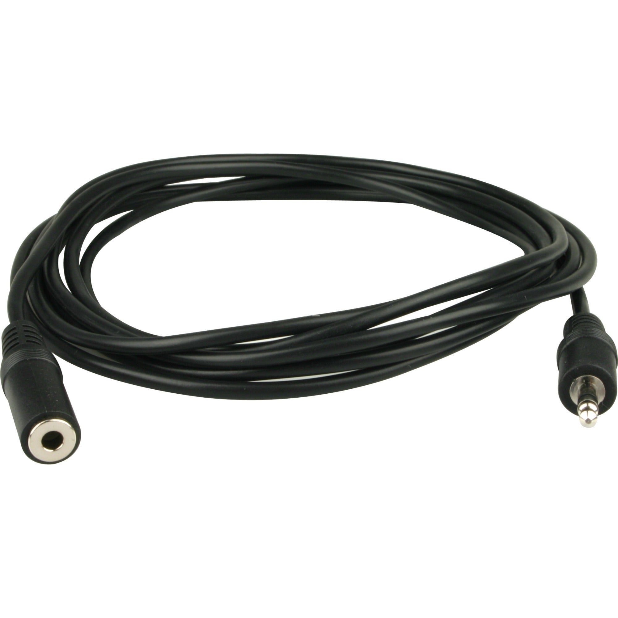 Goobay 3,5 mm jack verlengkabel (zwart, 3 meter, stereo)