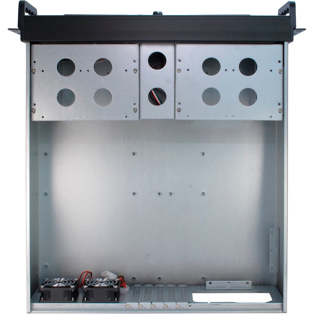 Inter-tech 3u-3098-s rack behuizing (zwart | 2x usb-a)