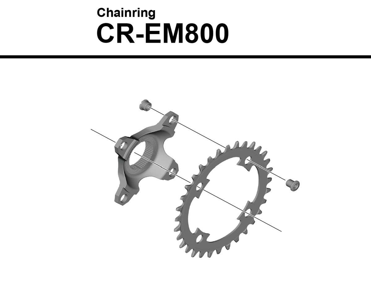 Shimano steps cr-em800 chainring