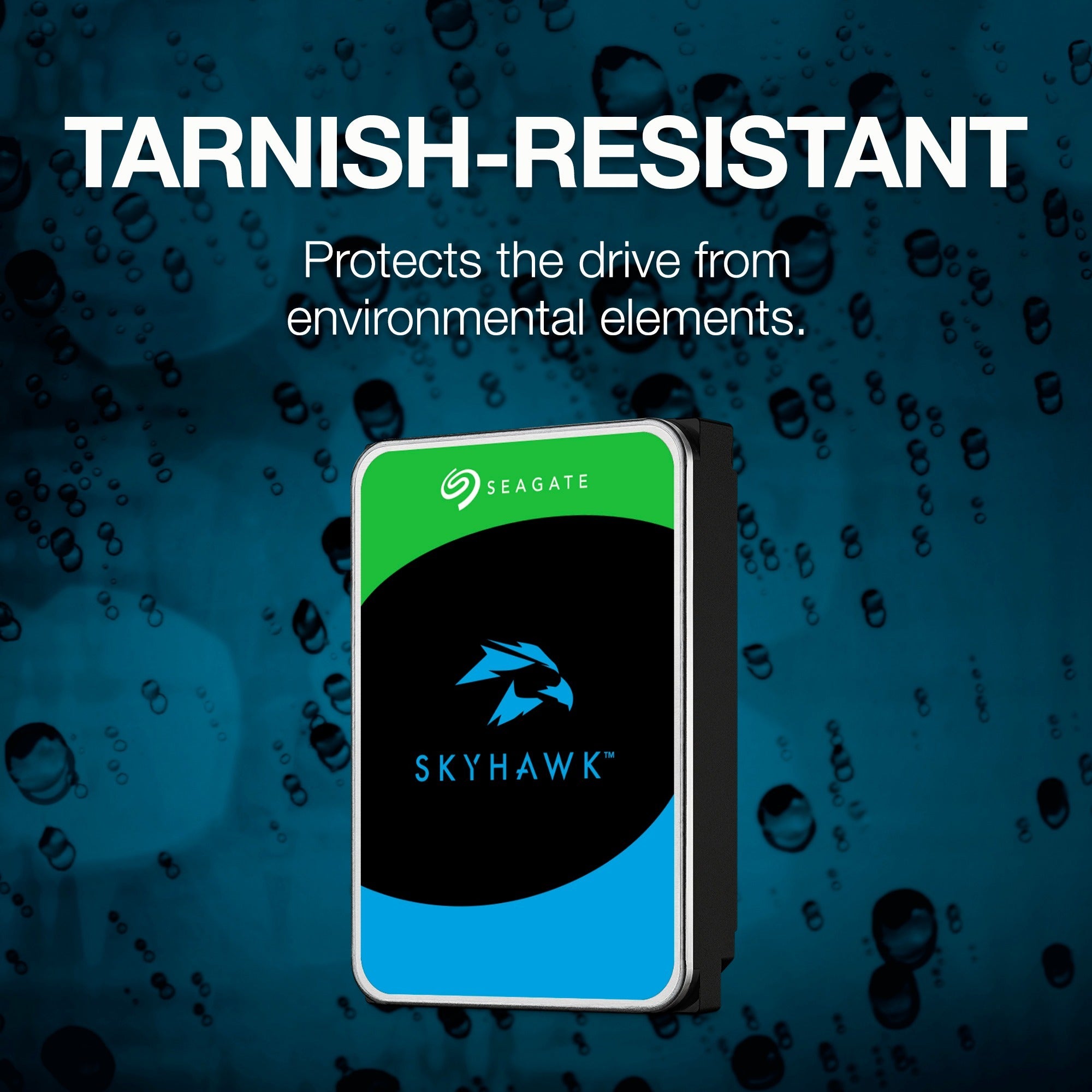 Seagate skyhawk 2 tb harde schijf (sata 6 gb s, 3 jaar rescue data recovery services)