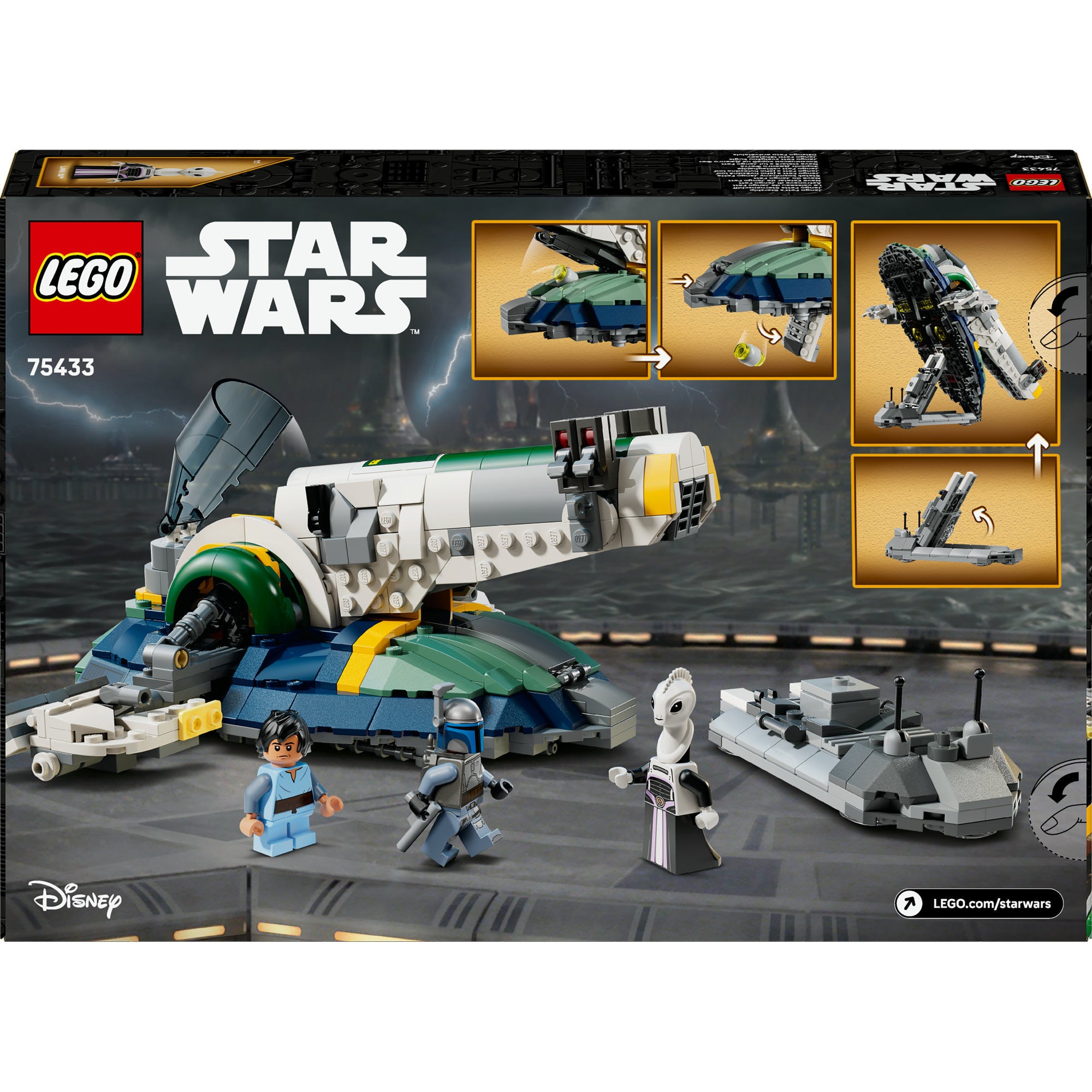 Lego ® star wars: attack of the clones™ jango fetts ruimteschip - 75433