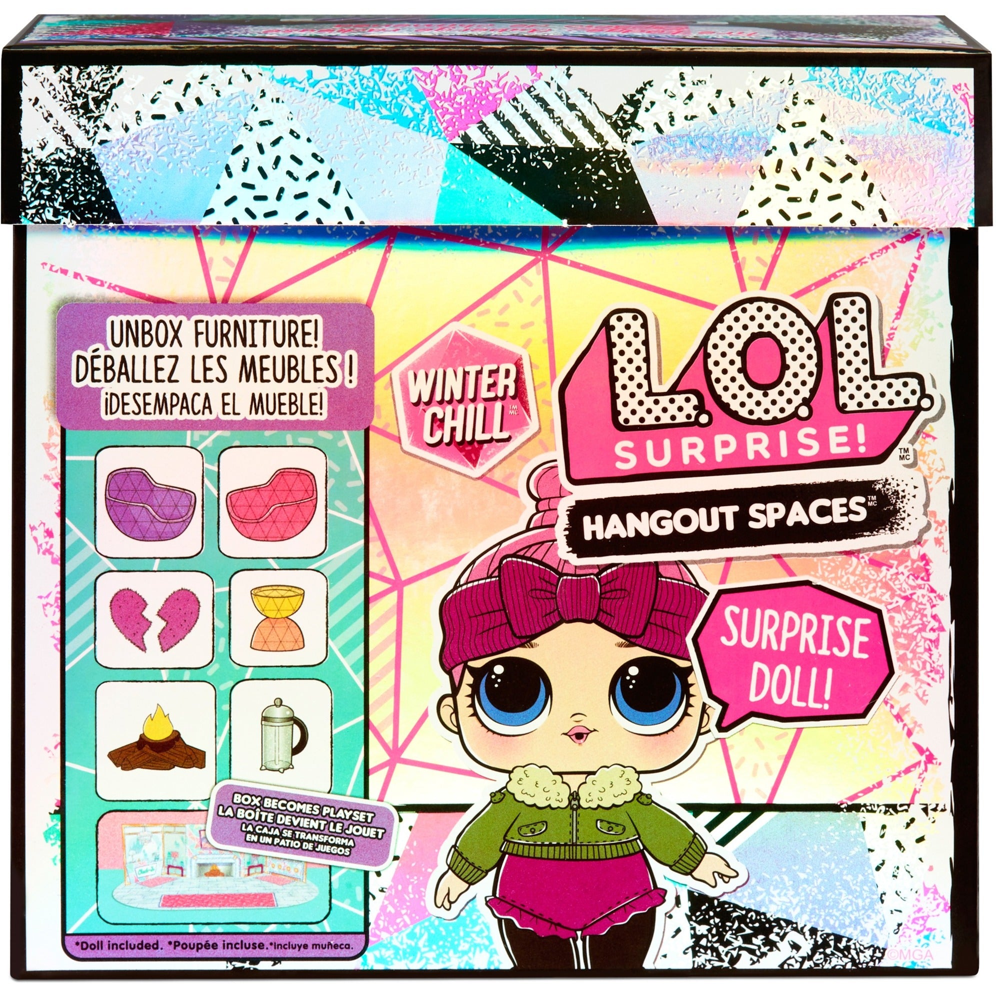 MGA Entertainment Verrassing! Winter Chill Hangout Spaces Sty