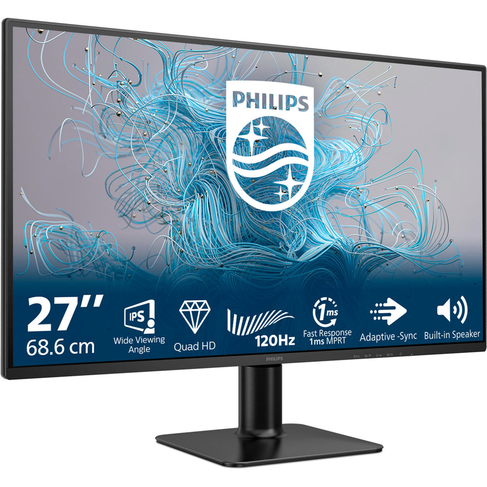 Philips 27e2n2500 00 27 monitor (zwart, hdmi, displayport, 120 hz)