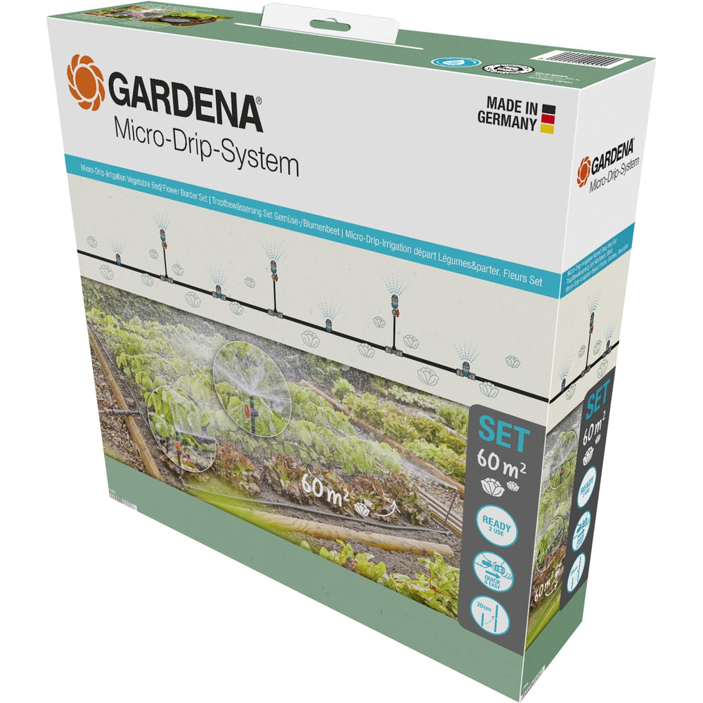 GARDENA Micro-Drip-Bewatering moestuin bloembedset (60 mtr