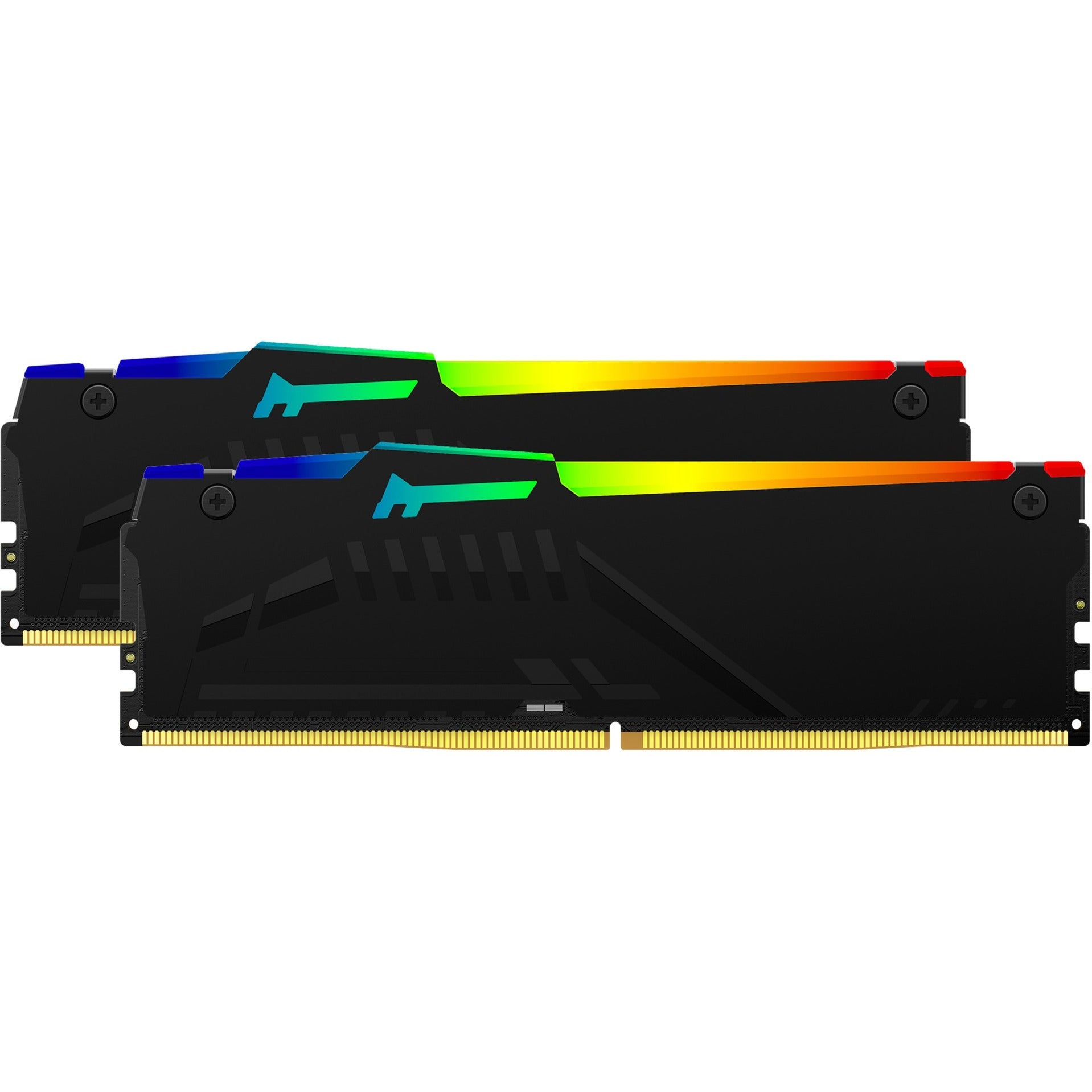 Kingston fury 32 gb ddr5-5600 (2x 16 gb) kit werkgeheugen (zwart, kf556c36bbeak2-32, beast rgb, xmp, expo)