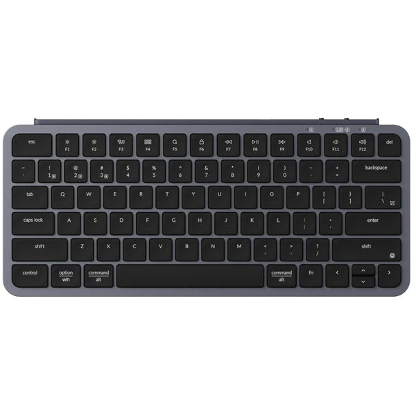 Keychron b1 pro-k1 toetsenbord (grijs, us-international lay-out (qwerty), scissor switches, 75%, abs keycaps, 2.4ghz | bluetooth 5.2 | usb-c)