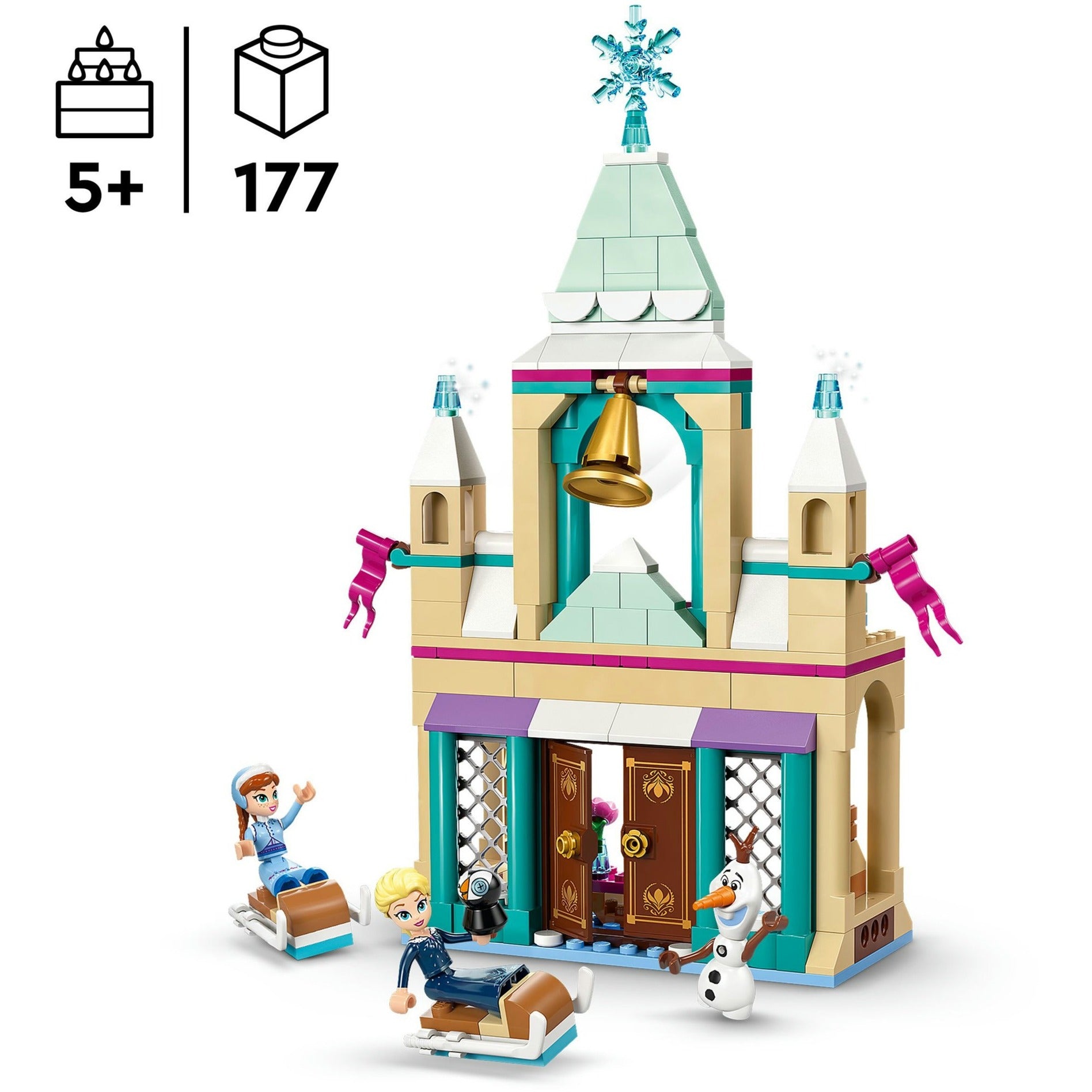 Lego disney prinses 43265 bevroren kasteel van arendelle