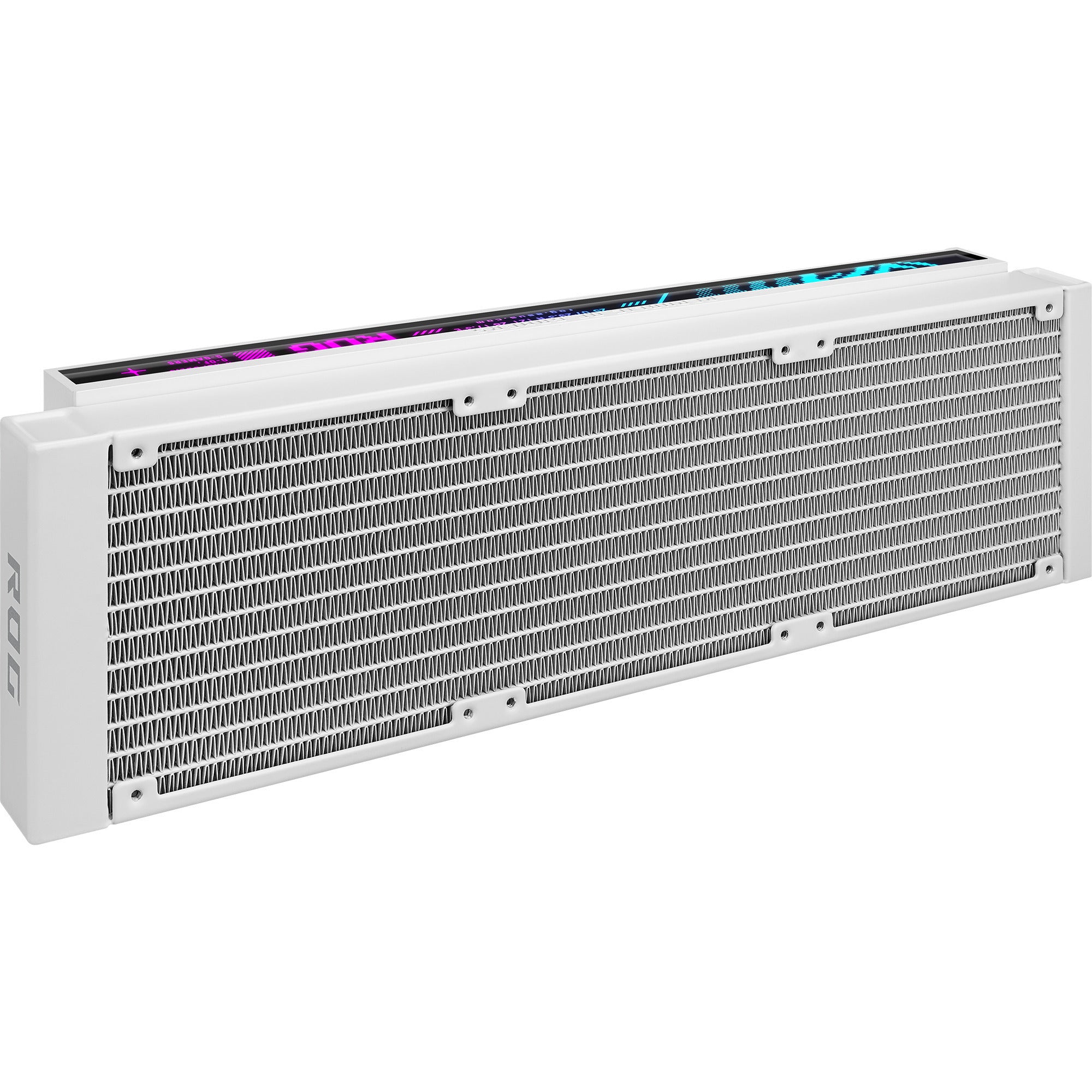 Asus rog strix lc iv 360 argb lcd waterkoeling (wit, 4-pin pwm)