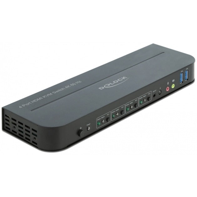 Delock hdmi kvm-switch 4k 60 hz met usb en audio