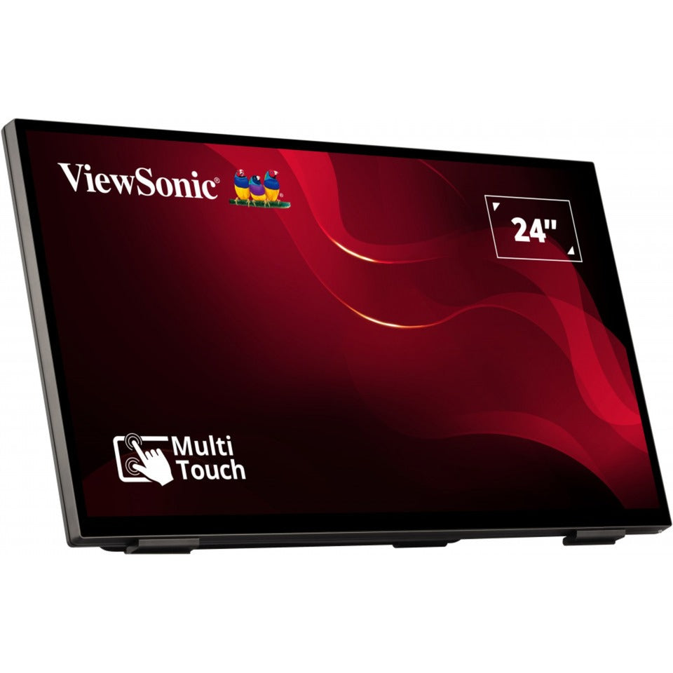 Viewsonic frameless touch monitor met 10-punts pcap 24 (zwart, hdmi, displayport, vga)