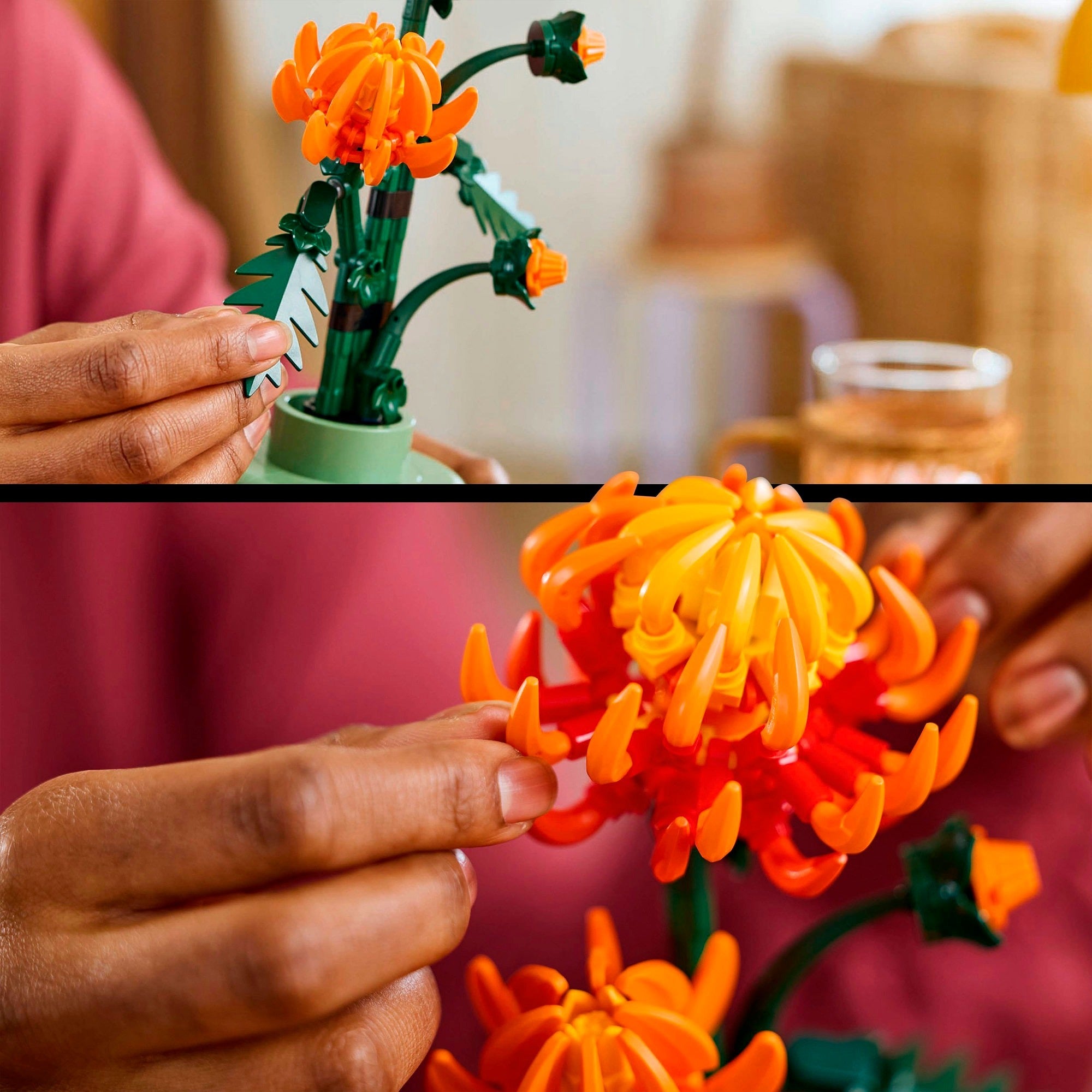 Lego 10368 iconen chrysant