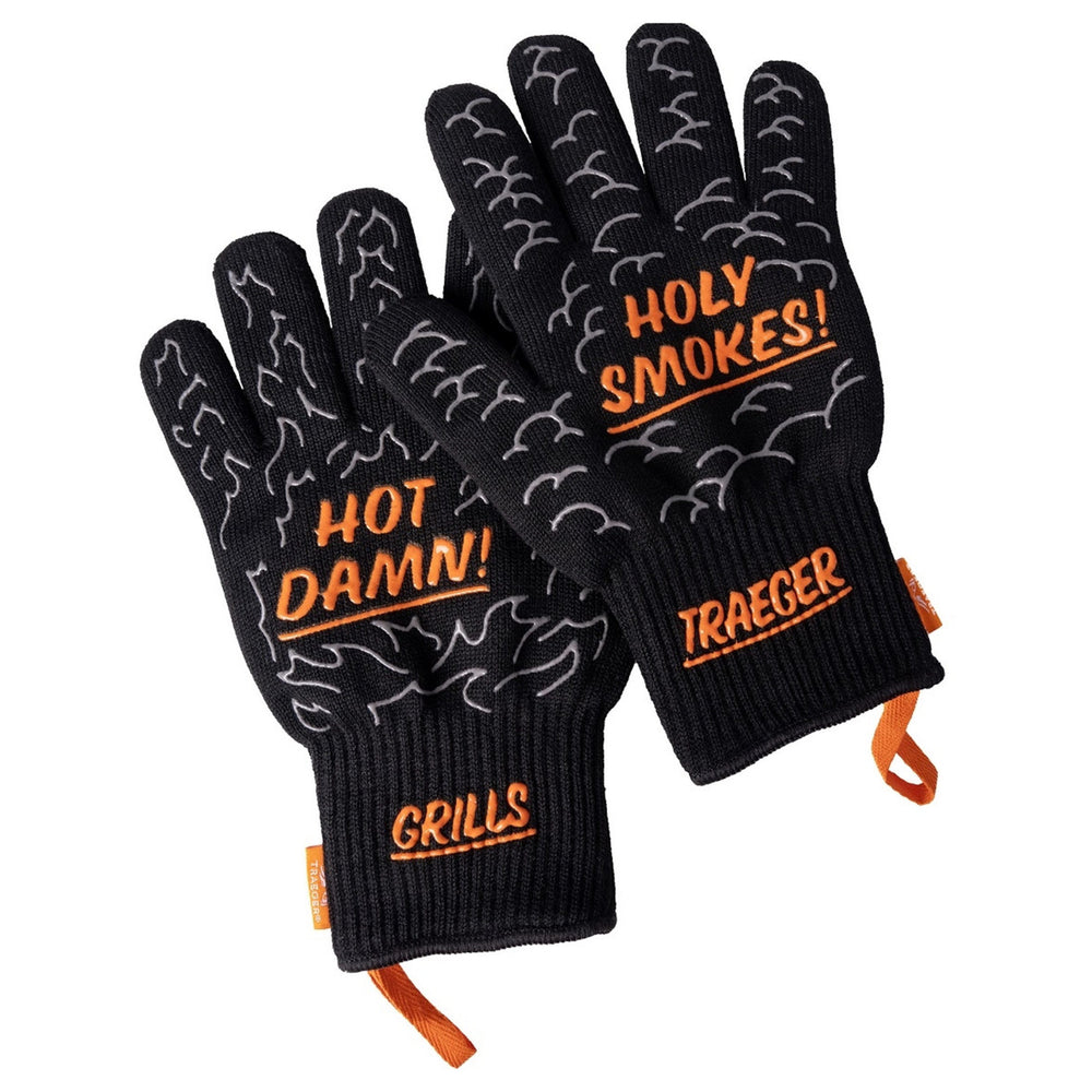 Traeger bbq mitts handschoen (zwart, hittebestendig tot 275 °c)