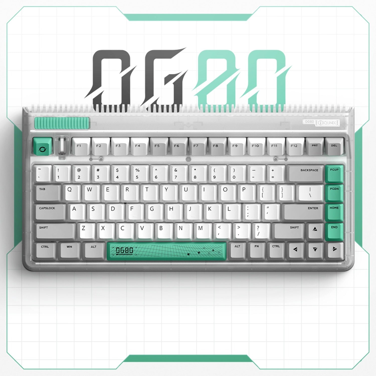 Iqunix OG80 Wormhole Draadloos Mechanisch Toetsenbord