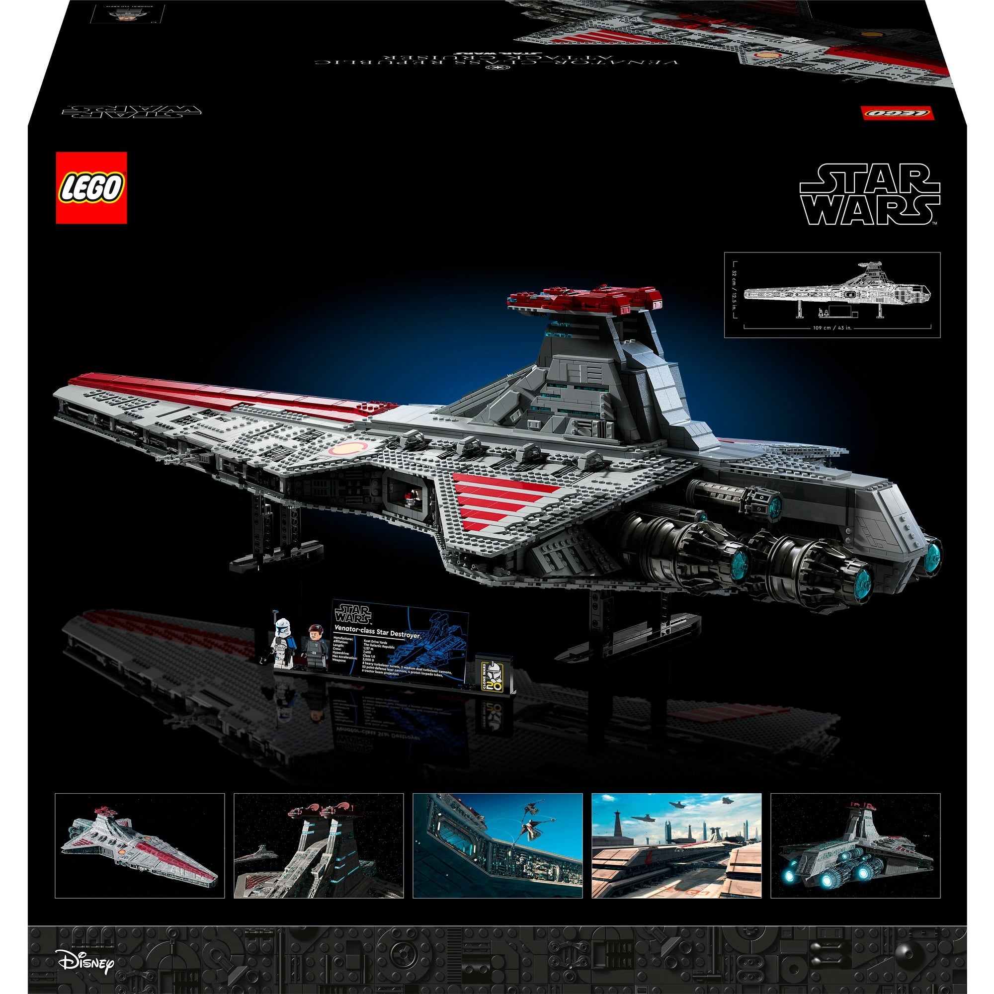 Lego star wars 75367 venator-class republic attack cruiser