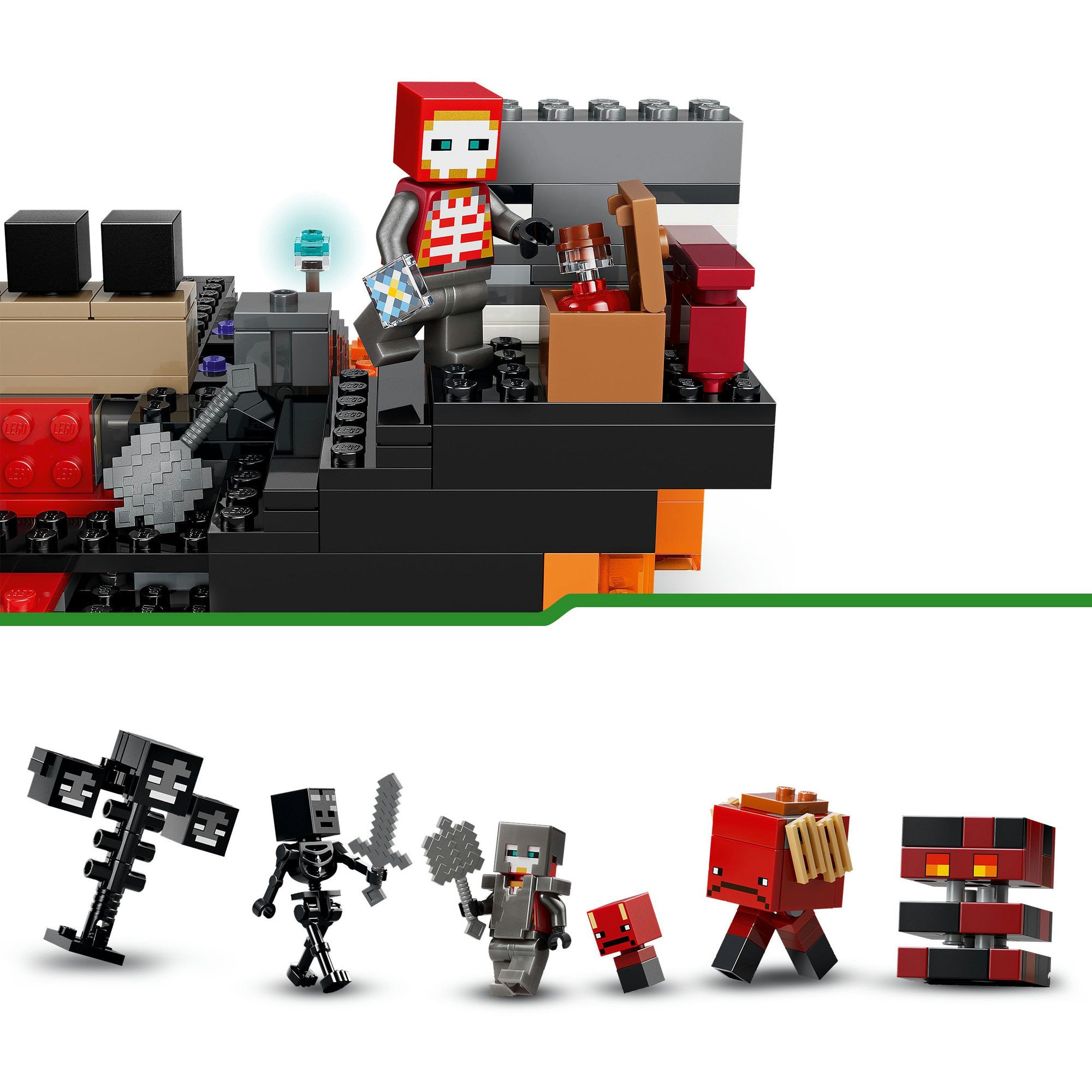Lego minecraft de wither-strijd videogame speelgoed voor kinderen - 21590