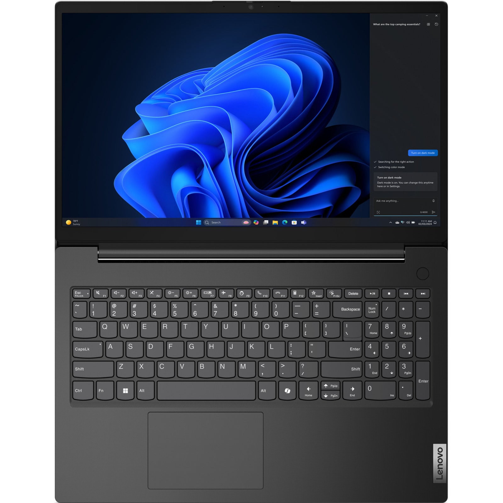 Lenovo v15 g5 irl (83gw0081mh) 15.6 laptop (zwart | core i5-13420h | uhd graphics | 16 gb | 512 gb ssd)