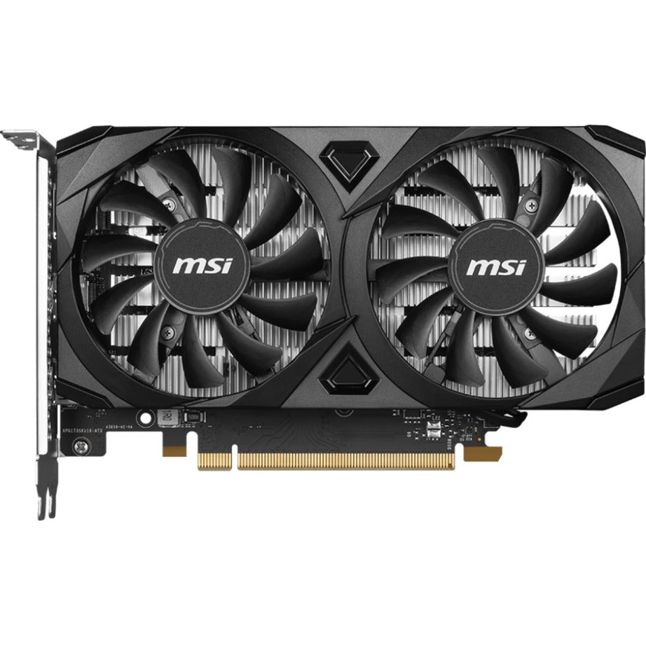 Msi geforce rtx 3050 ventus 2x e 6g oc grafische kaart (2x hdmi, 1x displayport, dlss)