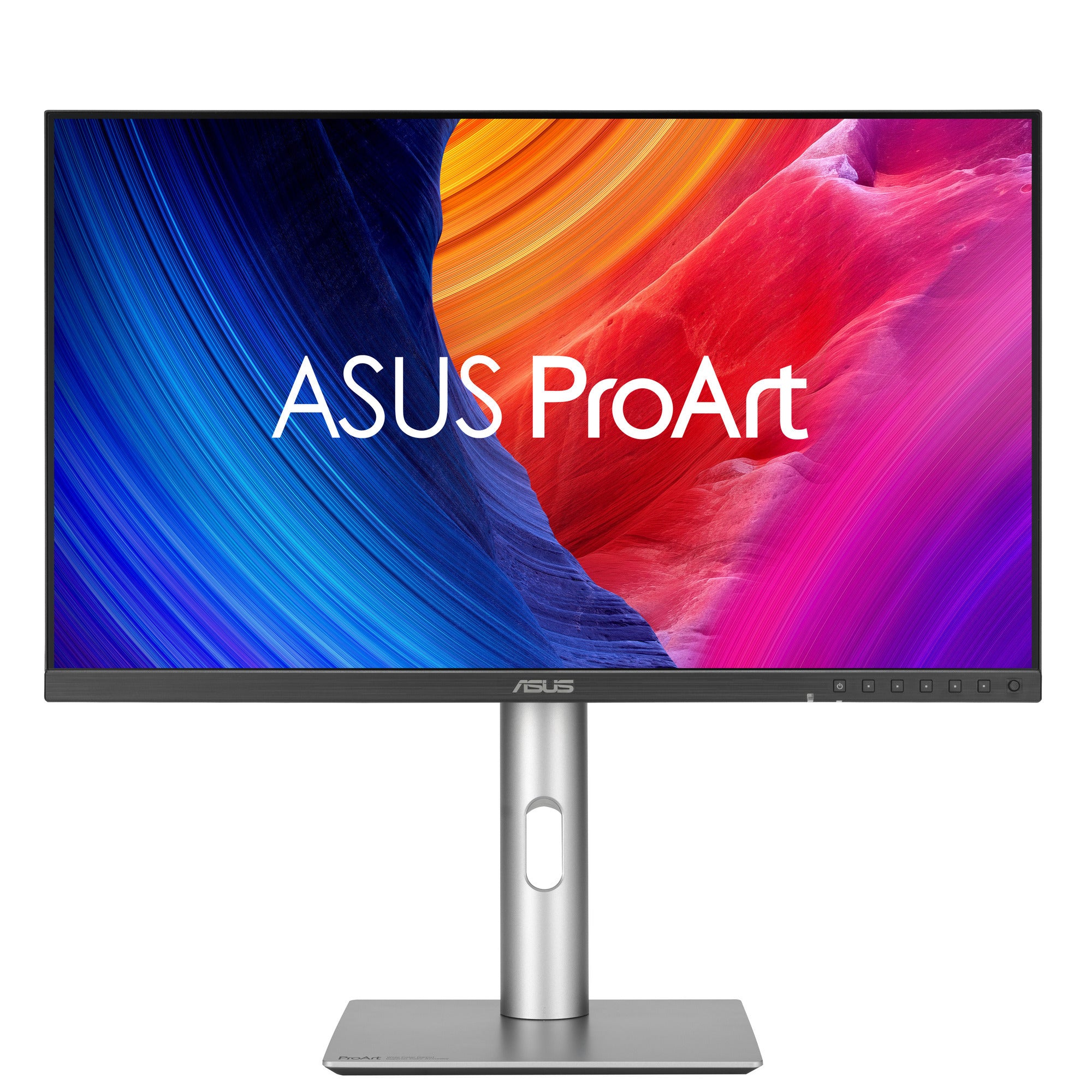 Asus proart pa278cgrv 27 monitor (zilver zwart, hdmi, 2x displayport, 3x usb-a, 2x usb-c)
