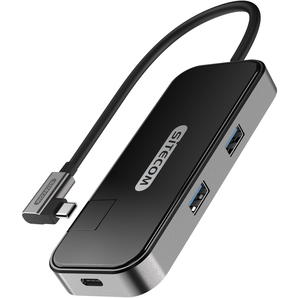 Sitecom usb-c to hdmi + gigabit lan adapter (zwart)