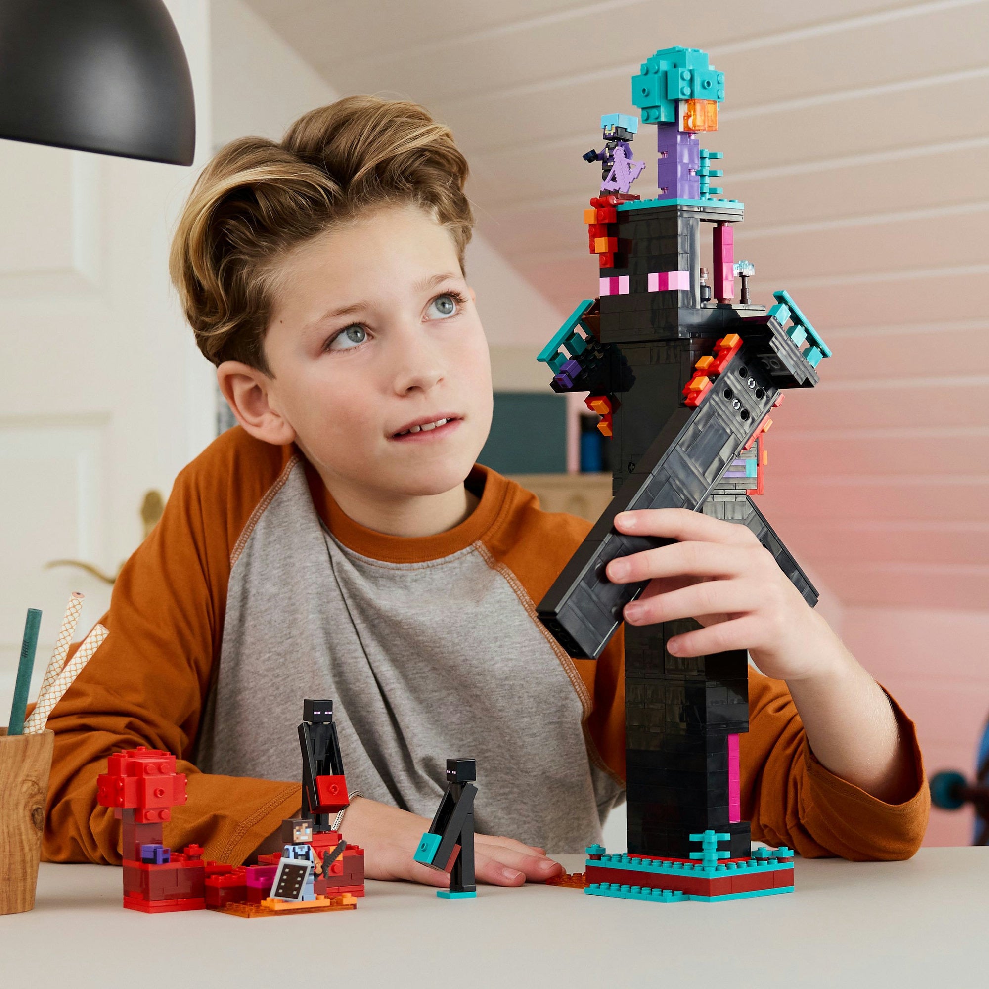 Lego minecraft - de enderman toren constructiespeelgoed (21279)