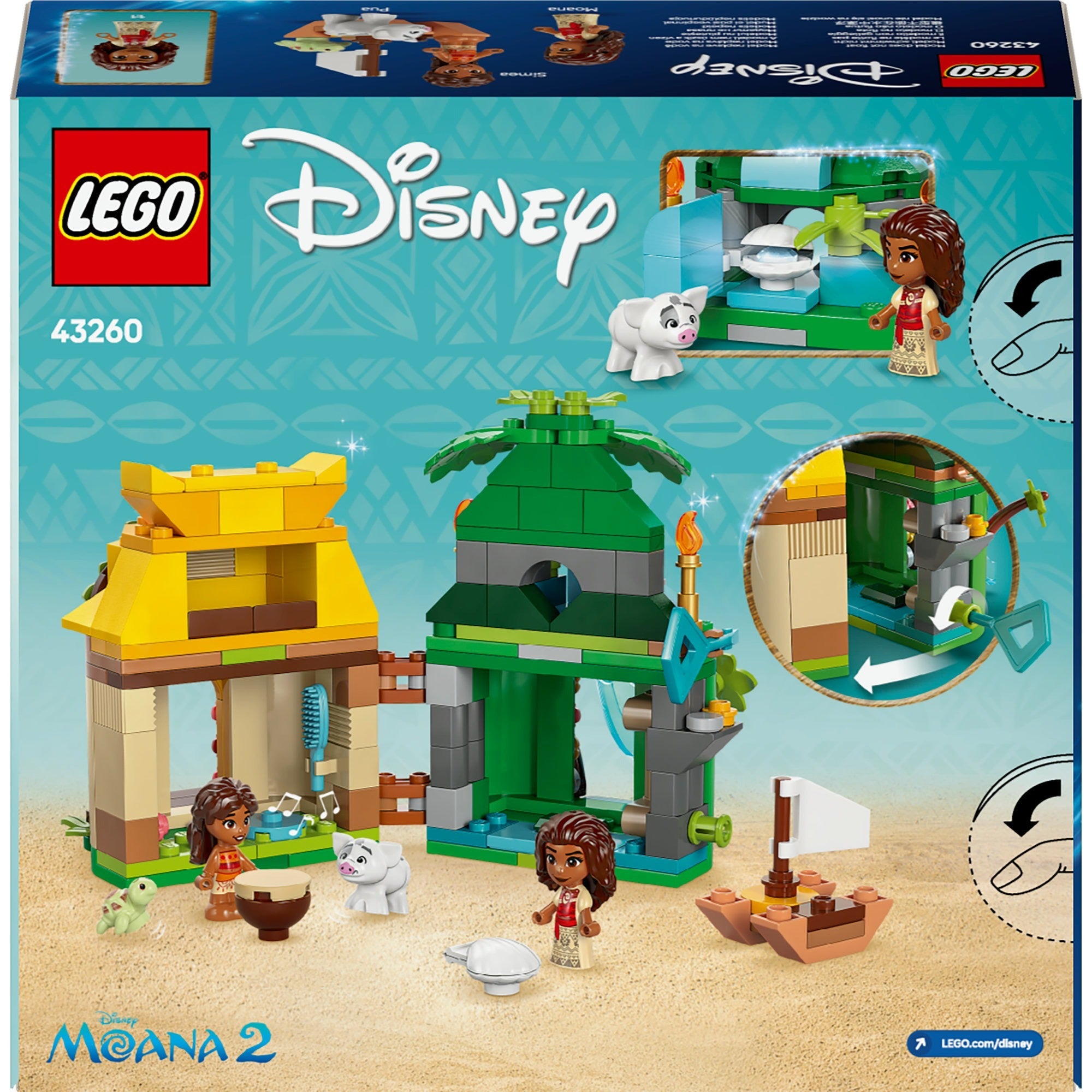 Lego disney princess 43260 vaiana's speeleiland