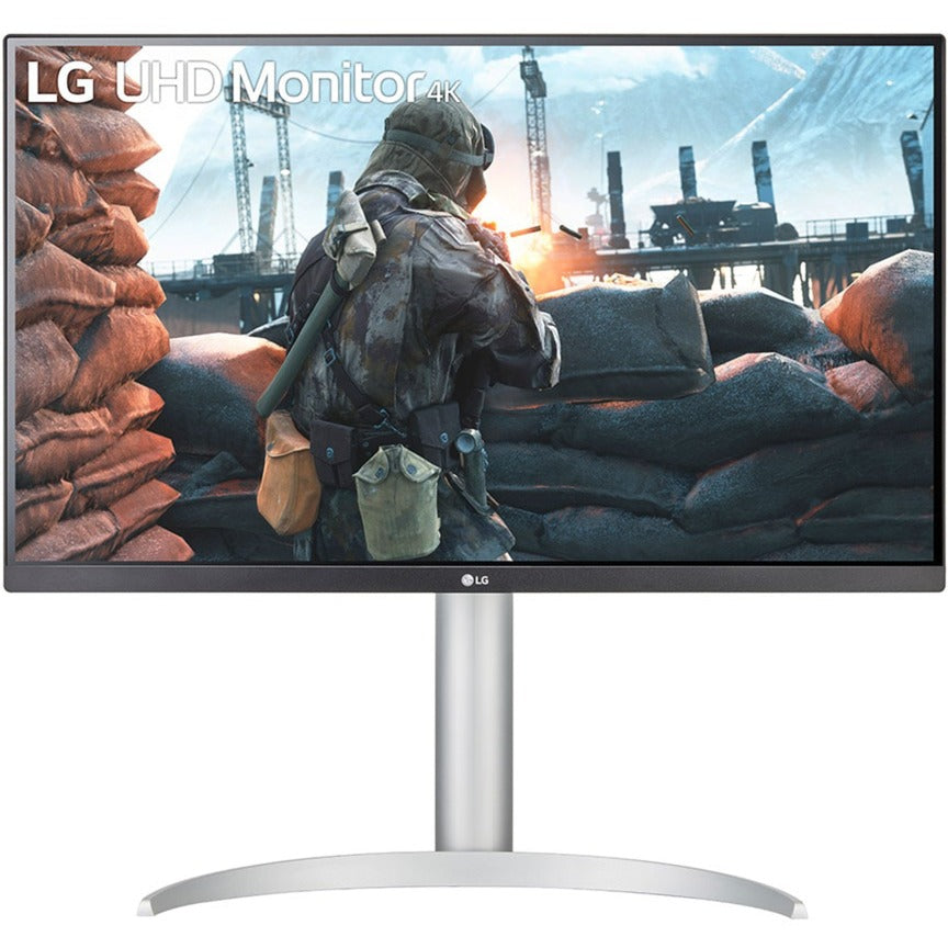 Lg ultrafine 27up650k-w 27 4k uhd monitor (wit zilver, 2x hdmi, displayport)