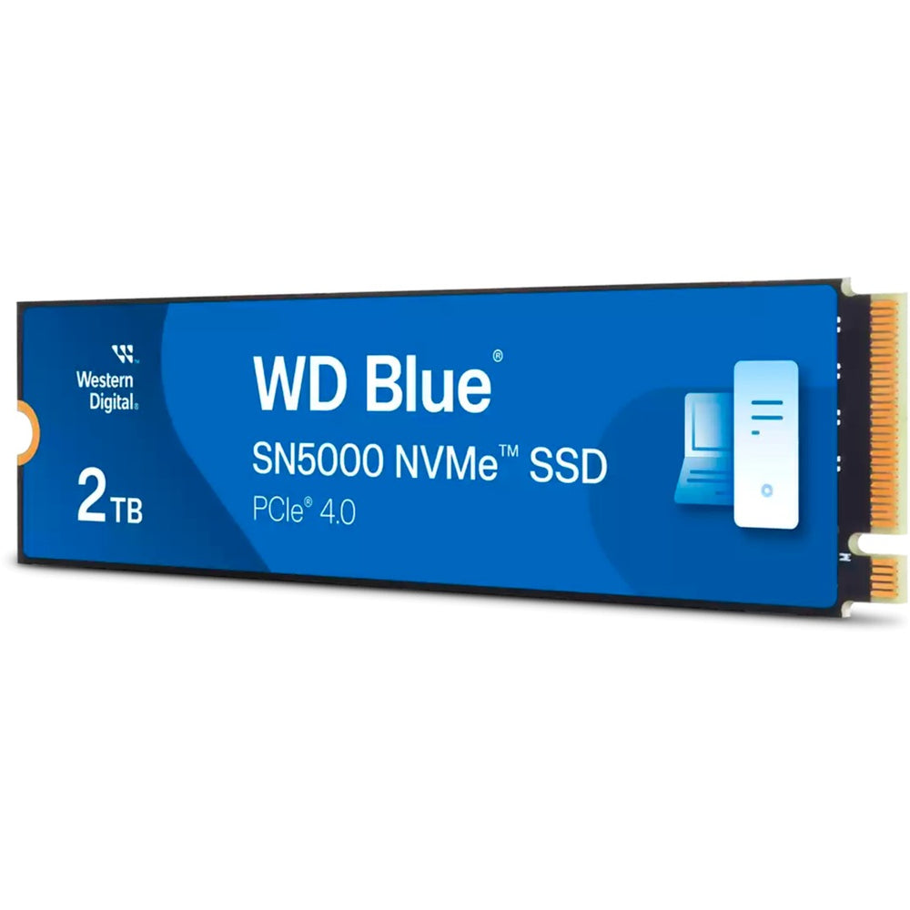 Wd blue sn5000 nvme 2 tb ssd (blauw, s200t4b0e, m.2 2280, pcie gen4 x4)
