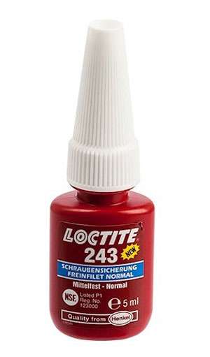 Loctite 243 primerless threadlocker 5ml